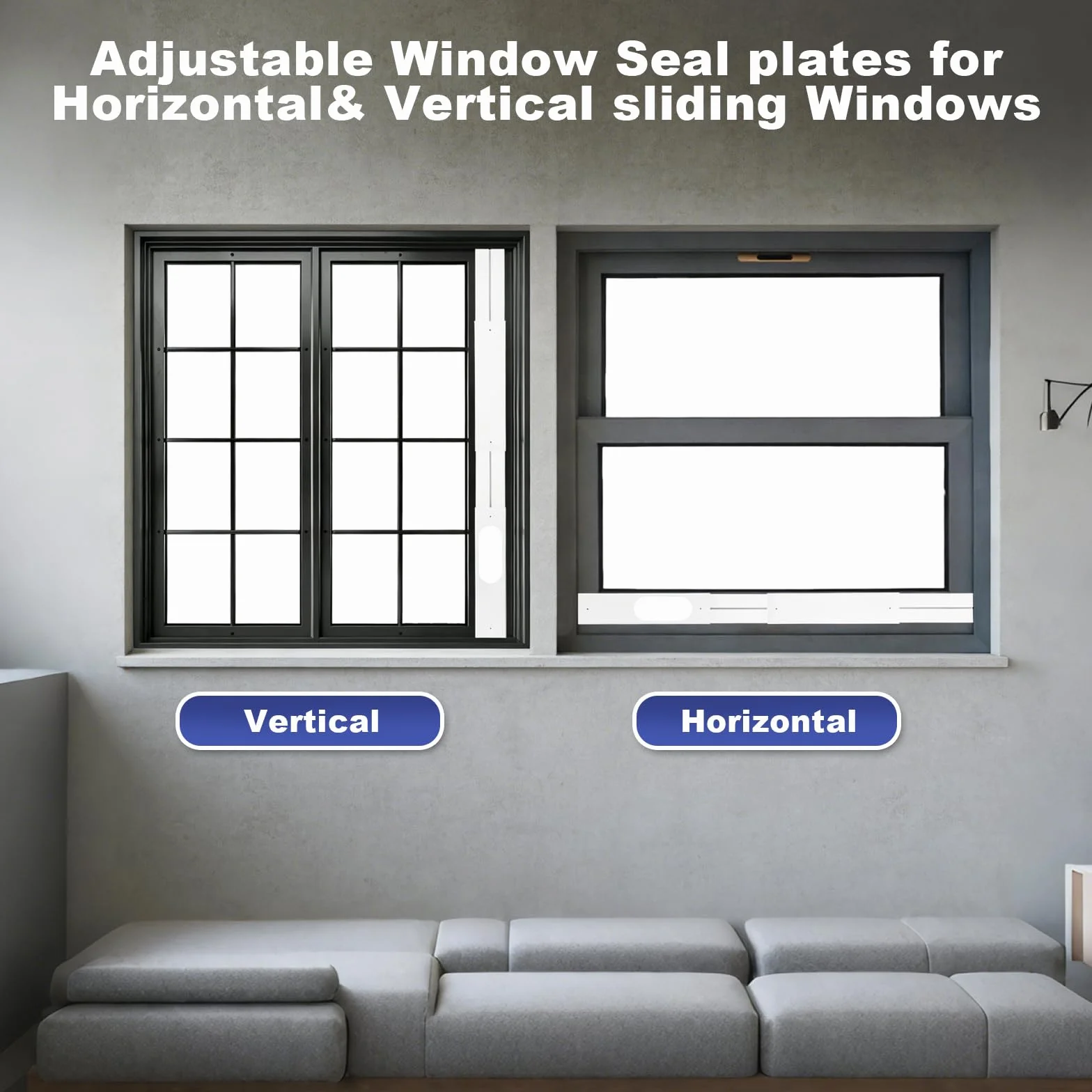 Kit de Ventana de Aire Acondicionado Portátil, Adaptador Ventana Aire Acondicionado, Placa Sellado Ventana Ajustable para Aire Acondicionado Móvil, Manguera de Aire Acondicionado Portátil