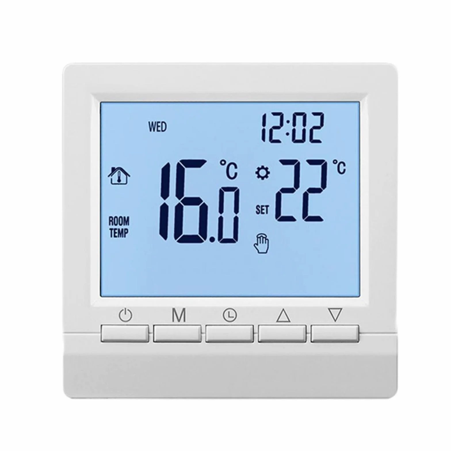 Seguro Fácil de Leer Ajuste de Temperatura Termostato de Horno for Colgar en la Pared Termostato Digital Productos for el hogar Precision Ease Setup(White)