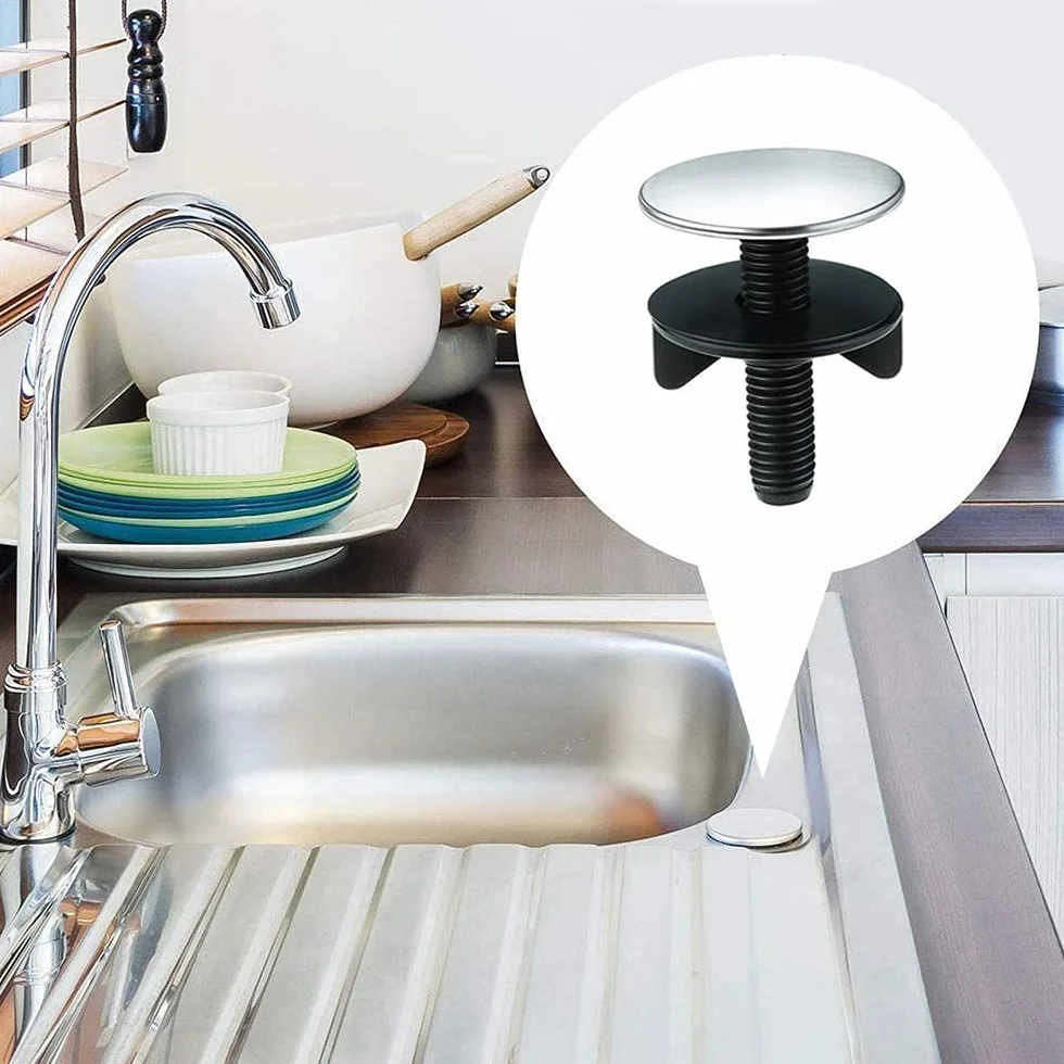 Accesorios Fregadero Cocina Acero Inoxidable 4 Tapas Orificio Fregadero