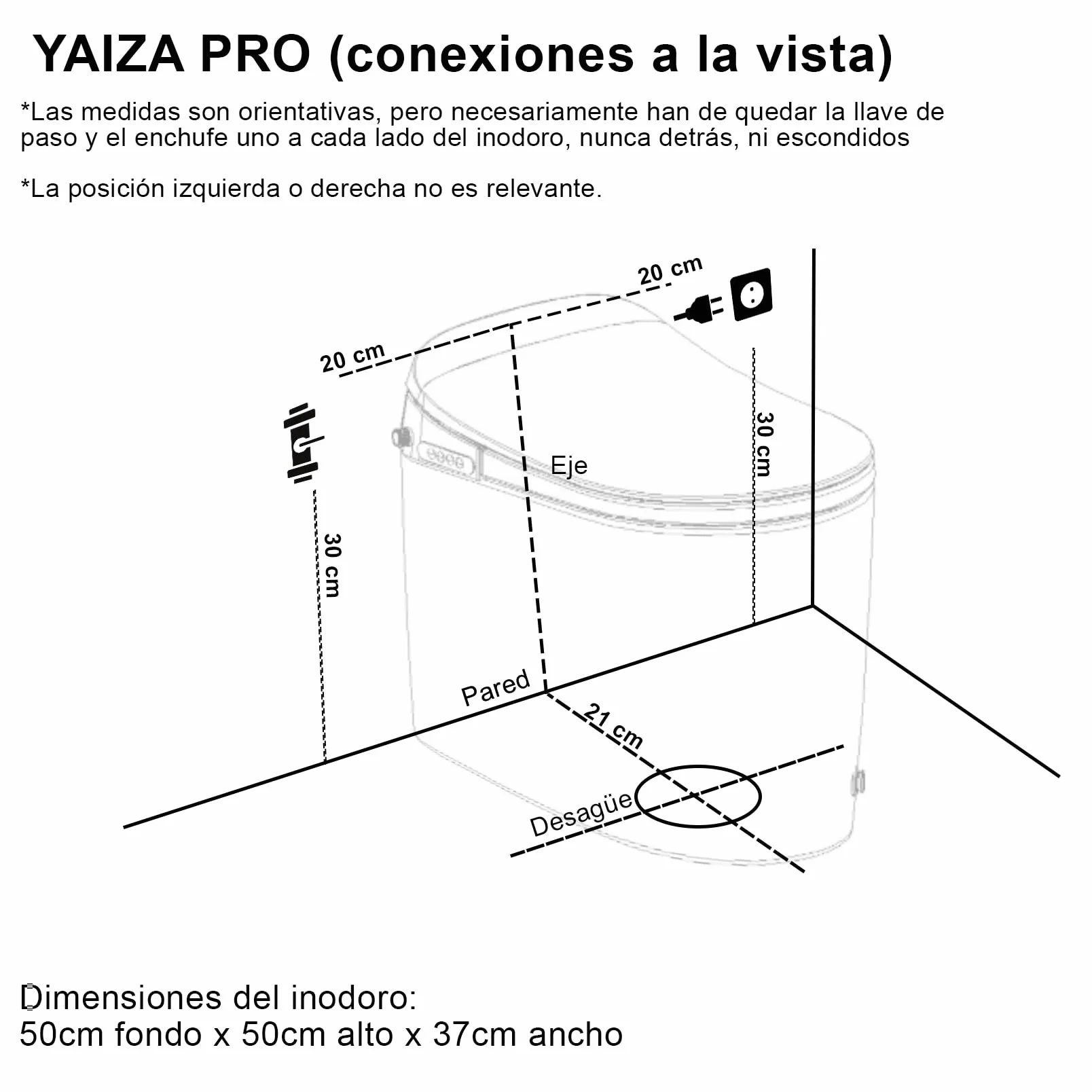 Nashi Yaiza Pro - wc Japonés | Inodoro inteligente | Diseño sin Cisterna, Sistema Fluxom | Descarga Auto | Luz de Cortesía | Asiento Calefactable, Agua Caliente y Secado | smart toilet