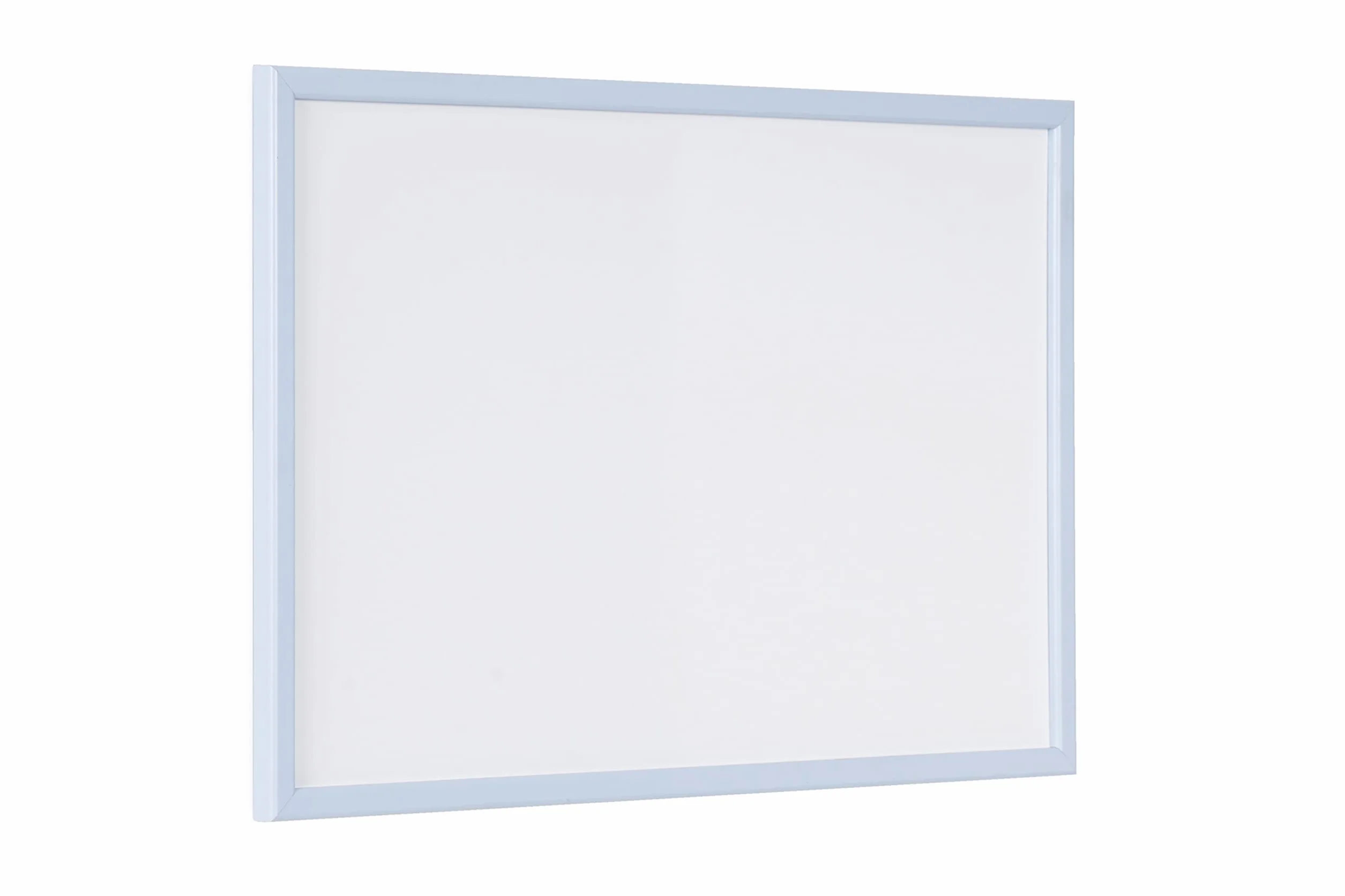 Bi-Office Pizarra Blanca Borrado Seco 80 x 60 cm Marco MDF Azul Pastel