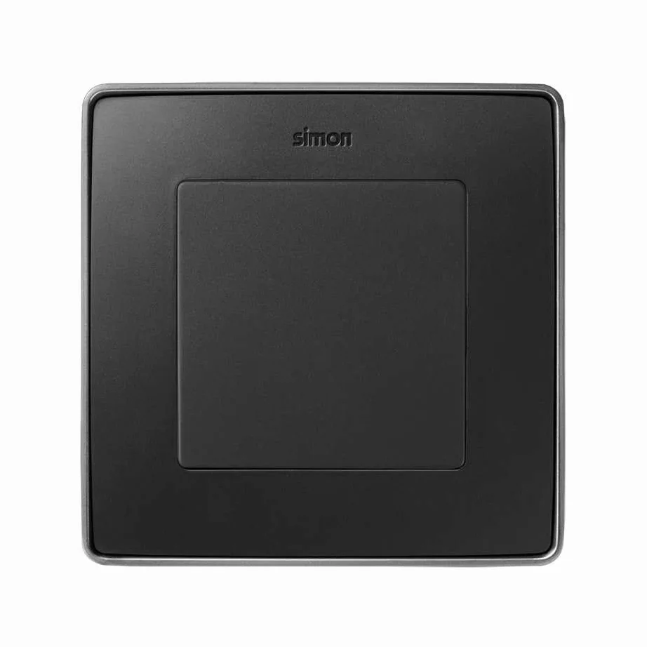 Simon 82800-38 placa de pared y cubierta de interruptor Grafito