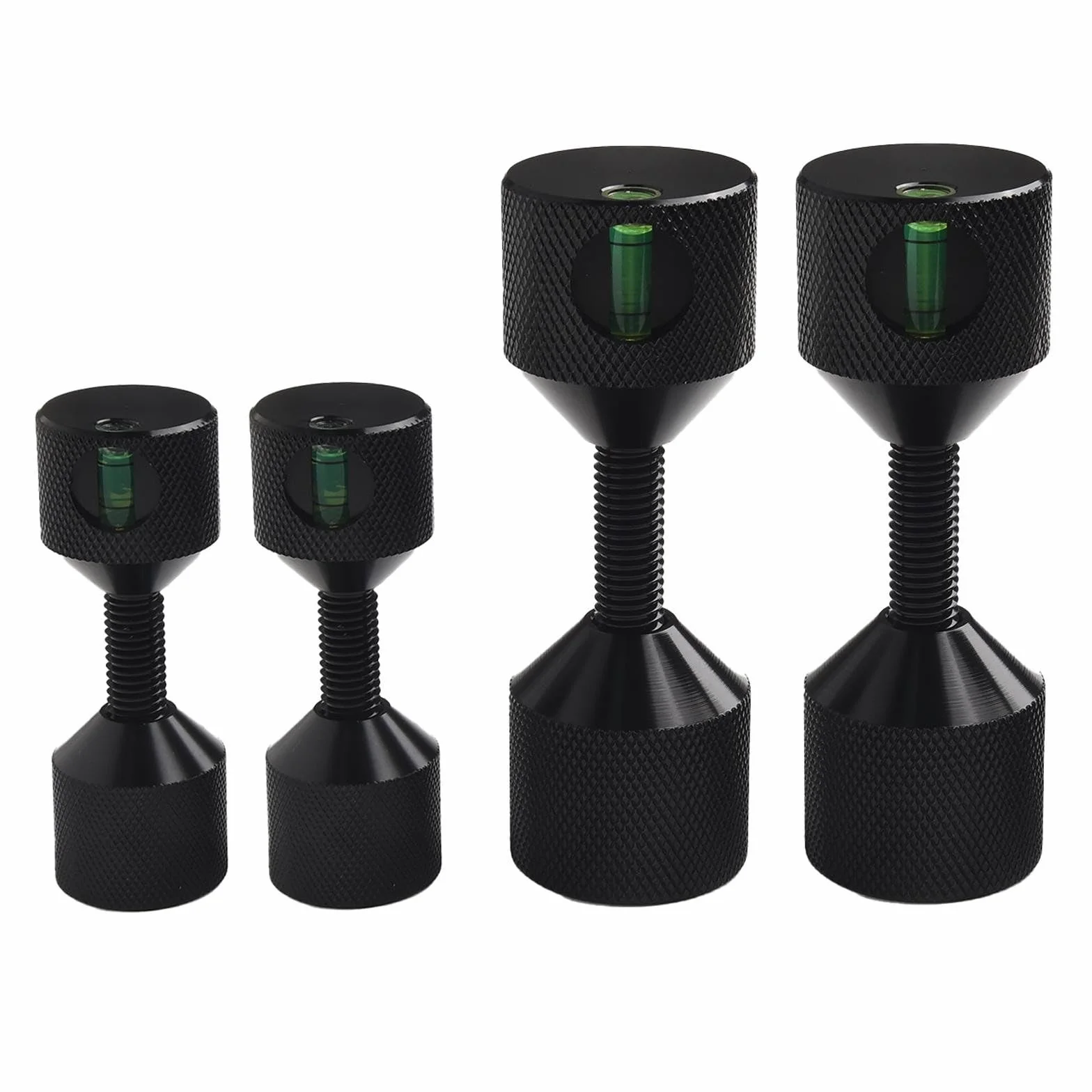 Pasadores de alineación de brida de aluminio, juego de pines de posicionamiento de 2 agujeros, nivel integrado, compatible con bridas de 150 libras de 1/2 a 14 pulgadas, aluminio endurecido