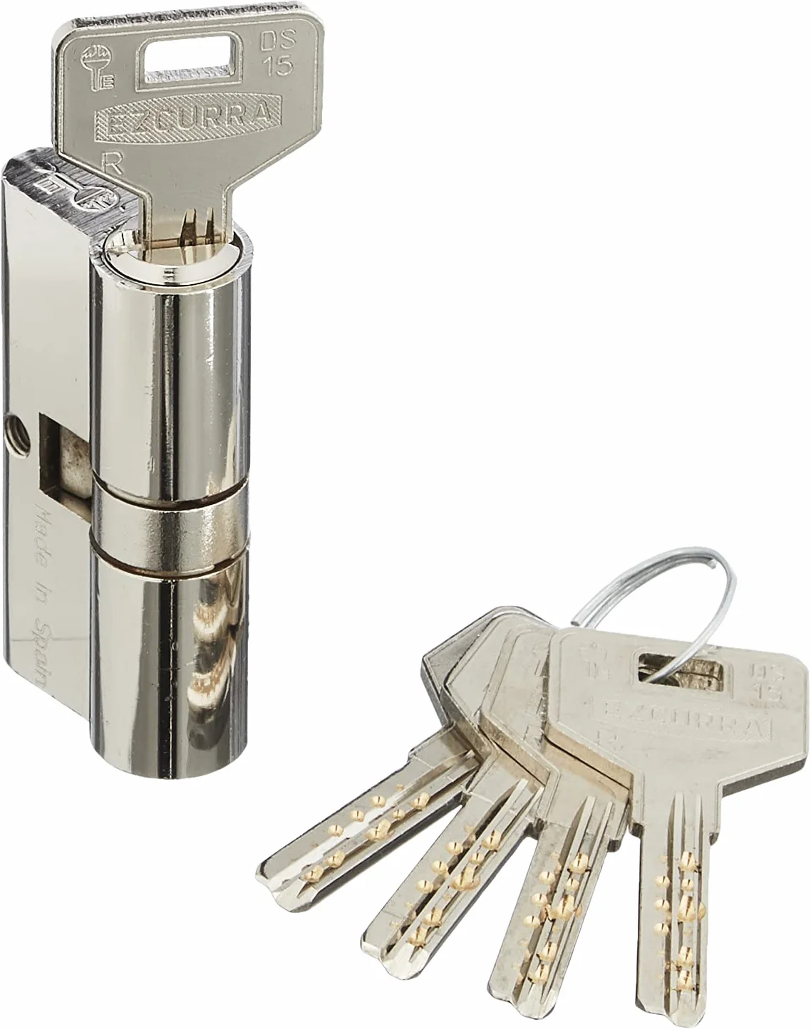 Ezcurra - Cilindro Seguridad Ds-15 30-30 Niquelada Mate