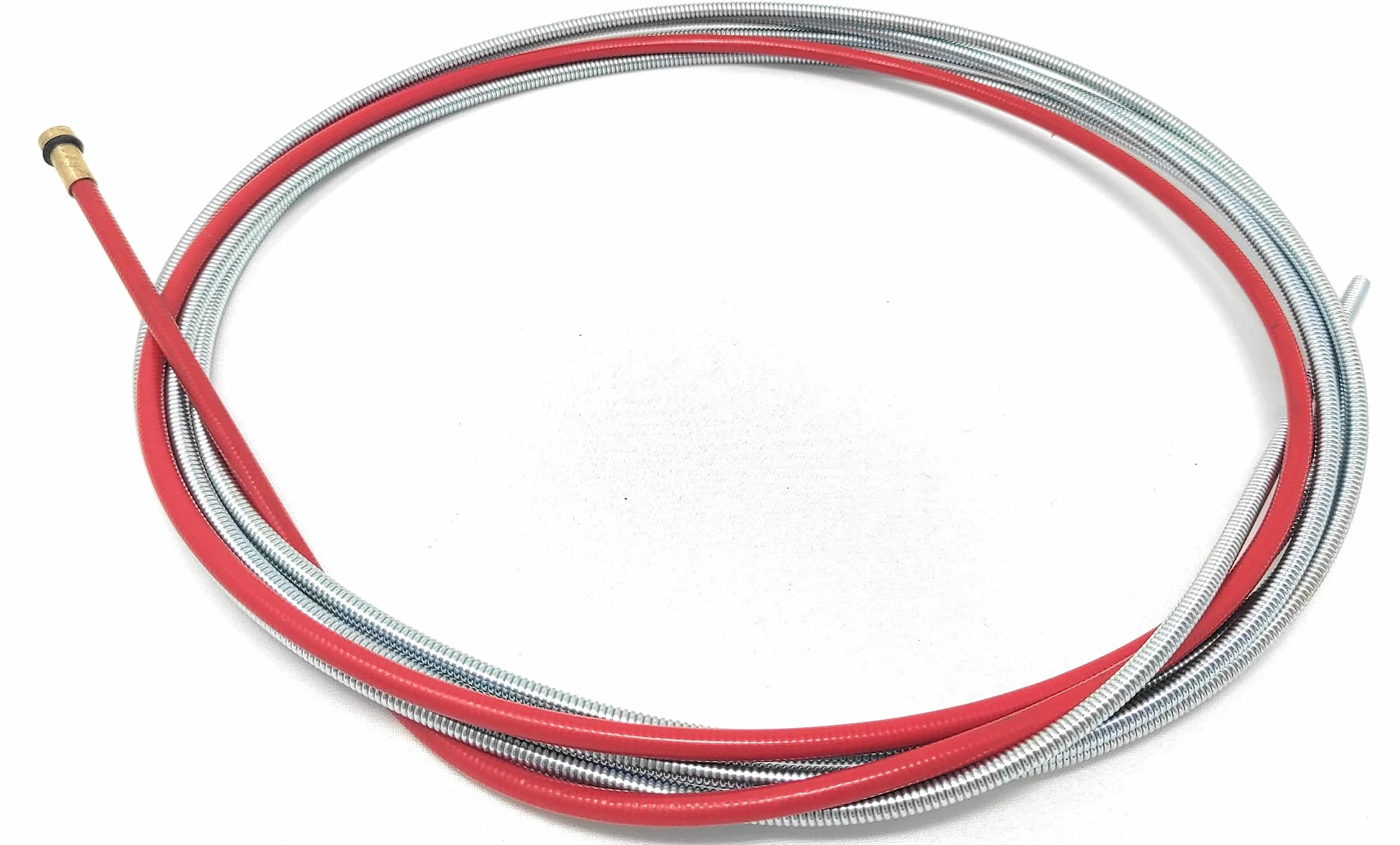 ELCAN Pack de una cabeza para antorcha 501D y guia hilo rojo de 4 metros para hilo 1,0-1,2mm para antorcha mig mag. Consumibles y accesorios pistola soldar. Cuello cisne para torcha soldadura MB501