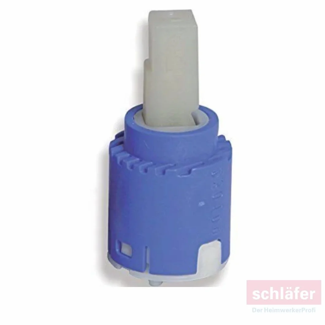 Schläfer 480039 | Cartucho de grifo mezclador de 25 mm, cartucho de repuesto de cerámica baja con 2 patas, para grifos mezcladores monomando de cocina, baño, ducha y bañera