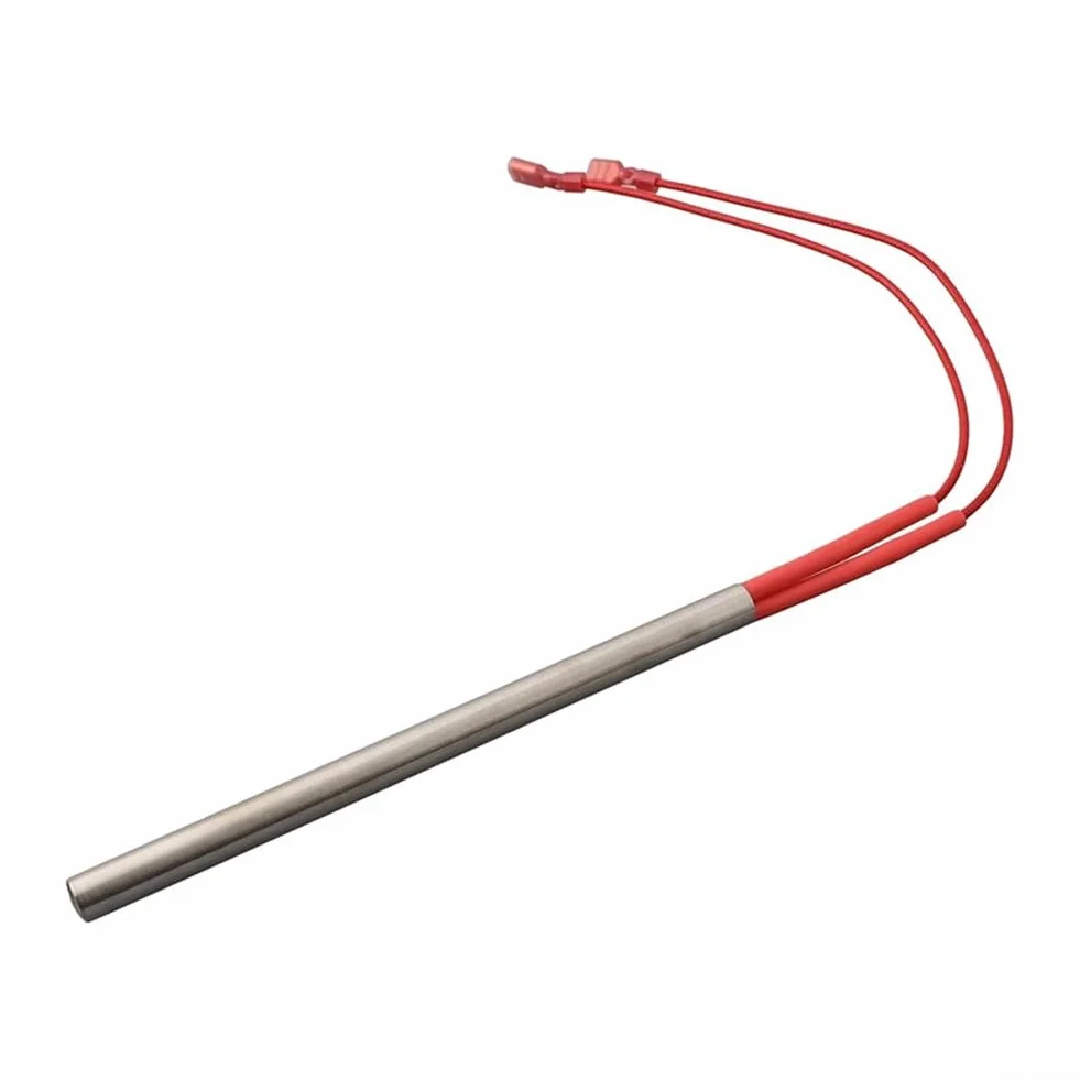 Barra de encendido de estufa de pellets de acero inoxidable de 300 W, 230 V, 9,5 mm de diámetro, 150 mm de longitud para modelos P6 P9 P12, pieza de calefacción eficiente