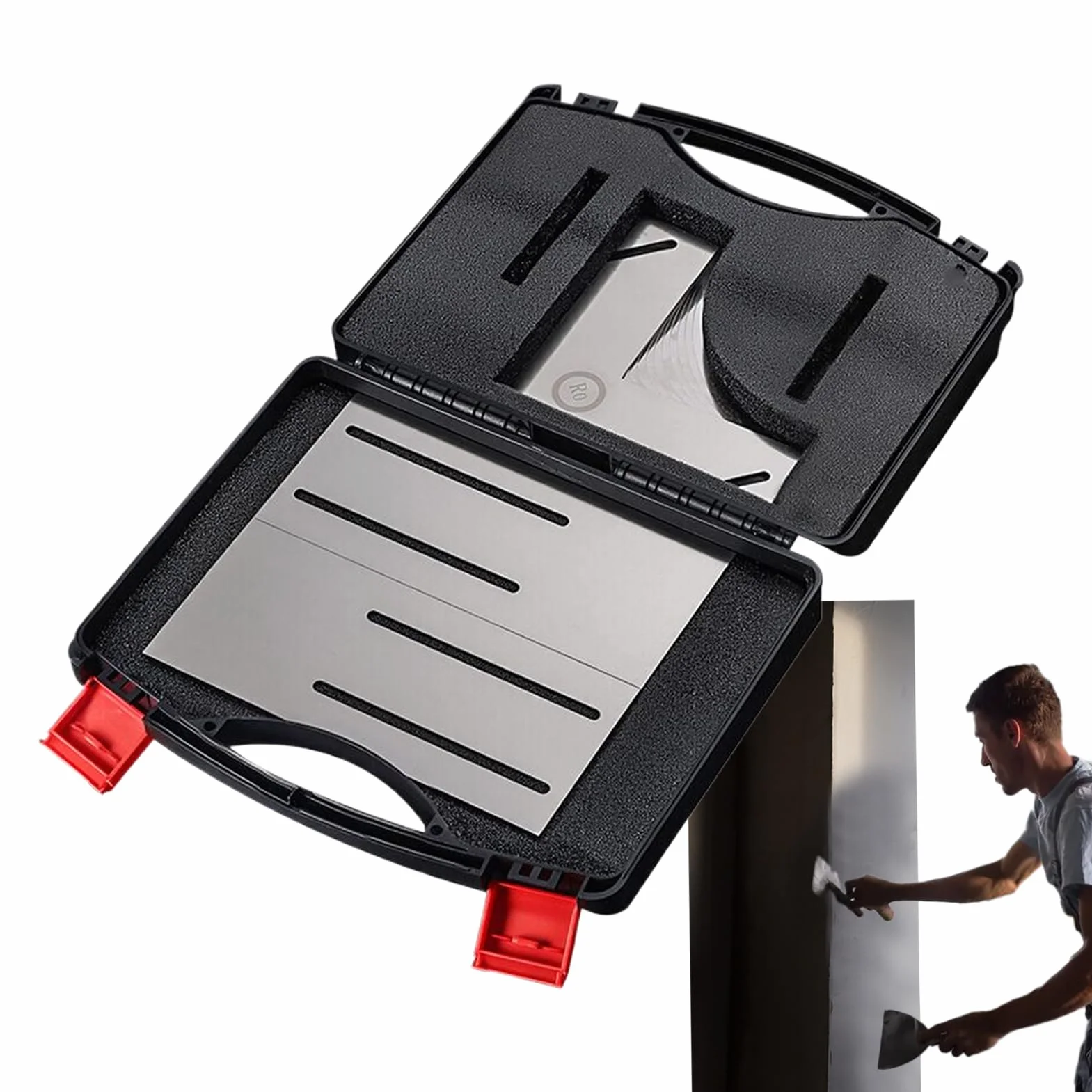 Rasqueta Para Pintura Herramienta para Eliminar Pintura | Removedor De Revestimientos Con Almacenamiento Diseno Plano Para Reformas Pared Suelo Ventana Muebles Eliminar Papel Pintura