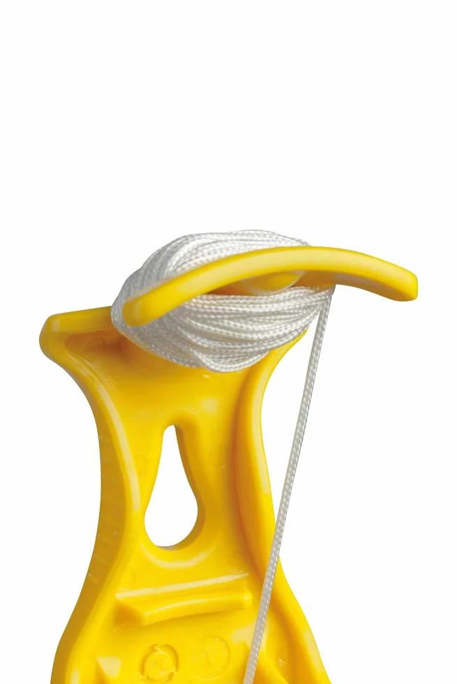 Leborgne, Cable de plomo Leborgne, Metsäpro, marco con carrete, línea de plomada de arquitecto, plomo cromado 440g, nailon 4m, marco de polímero perforado, sistema de bobinado de alambre