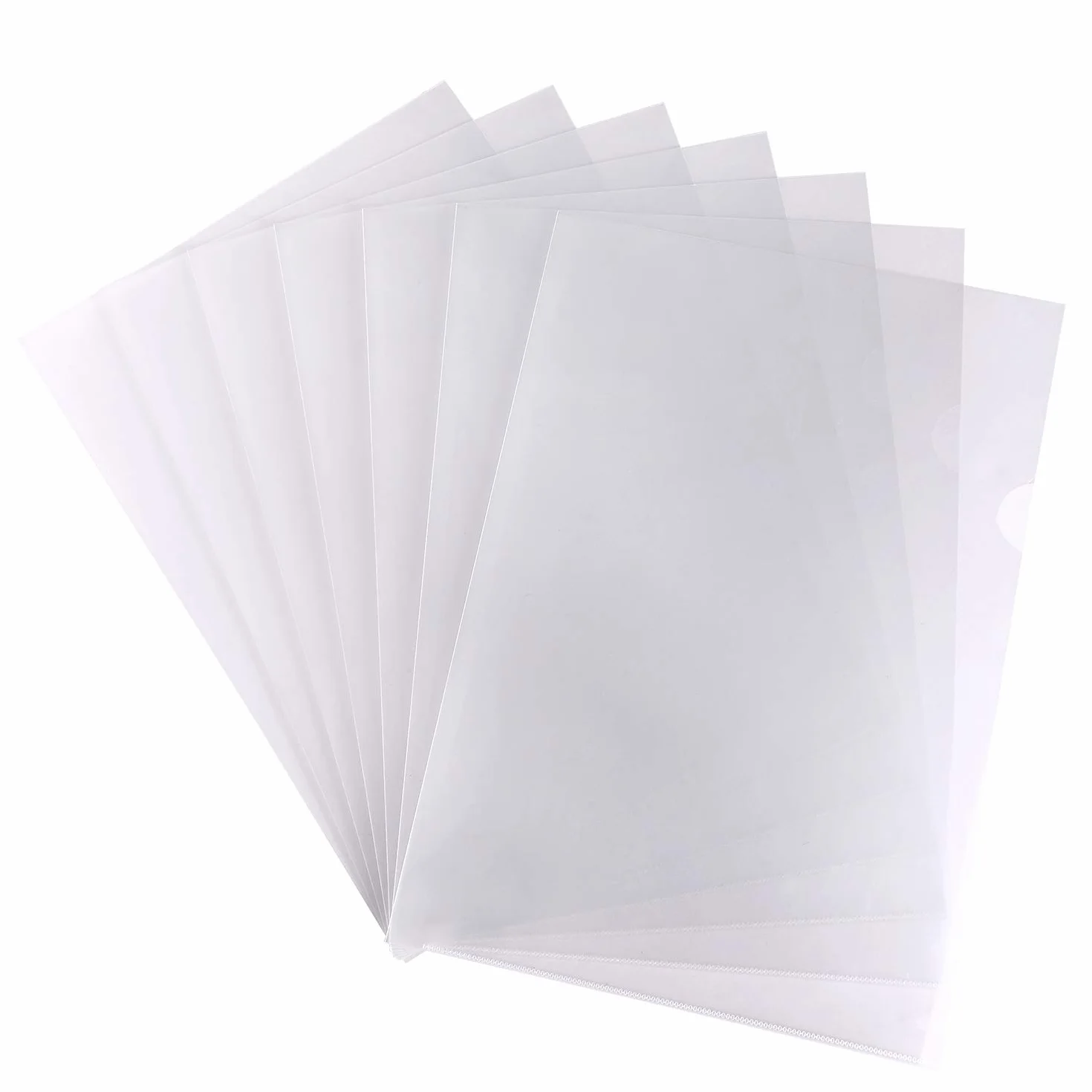 Carpetas Transparentes de Plástico A4 180 micrones PP 30 unidades para Documentos Oficina Escolar