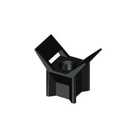 Unex 1252 U63X Base Roscable, Negro Color, Paquete de 100 Unidades