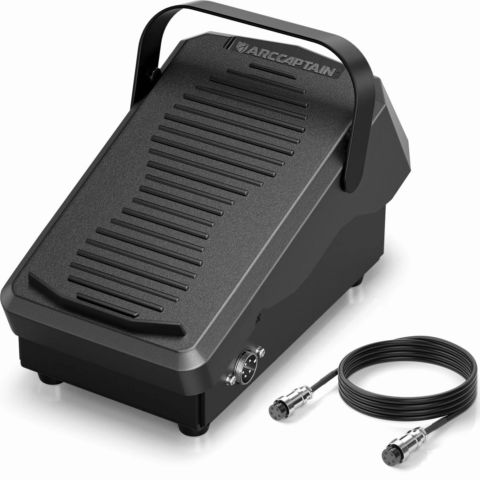 ARCCAPTAIN TIG - Pedal de soldadura de 5 pines para ARCCAPTAIN TIG200 TIG200P TIG200PACDC TIG205PRO TIG205PRO Área de contacto más amplia y pedal de pie con diseño de correa