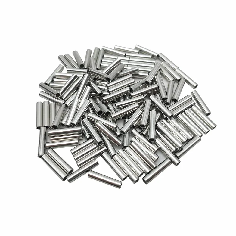 1000 Piezas/Paquete de Conectores de Empalme a Tope de 3,1 mm, Empalme de Cobre estañado, Manguito de Terminal de crimpado, Kits de Manguitos de Tubo de Cable