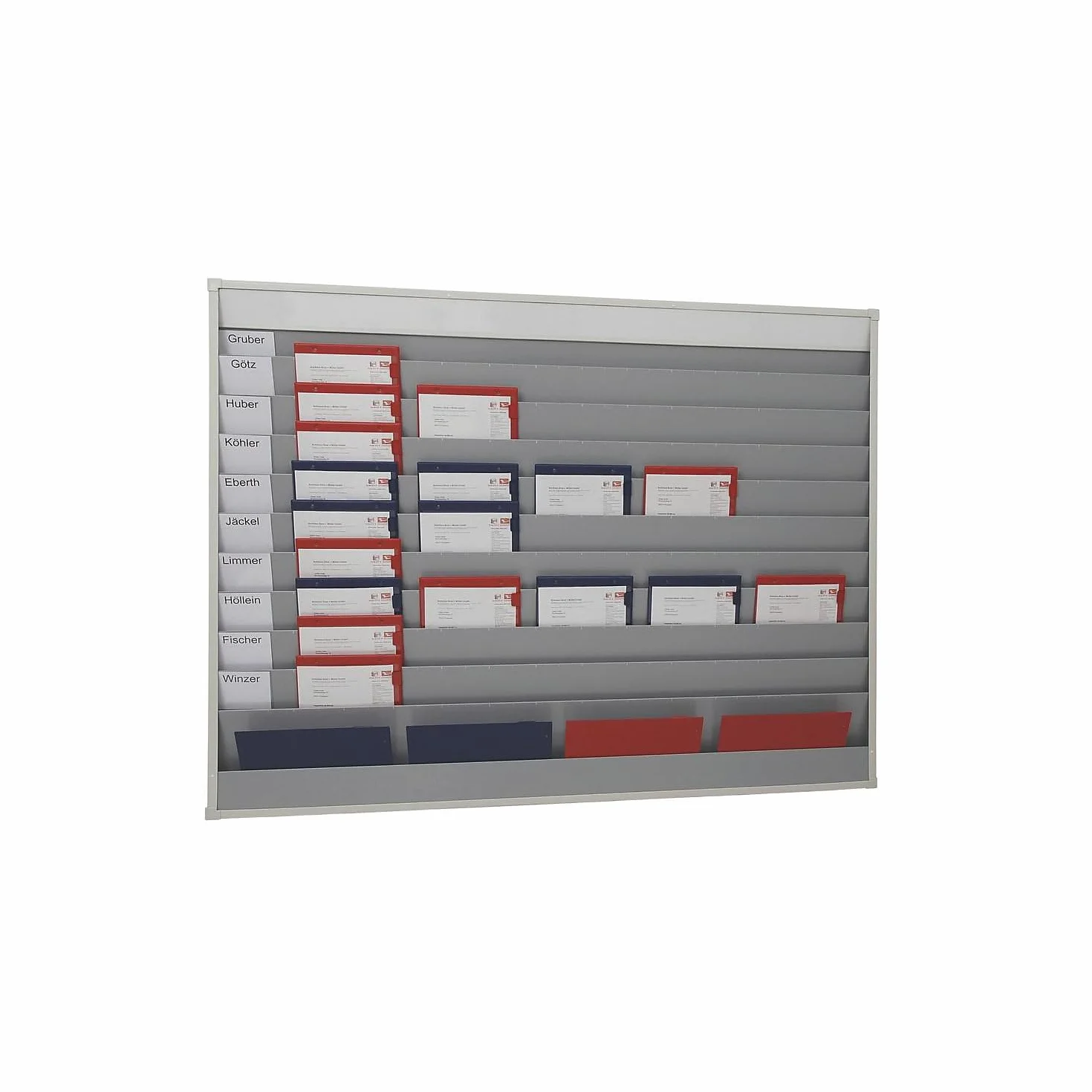 Panel de planificación profesional 10 guías 1 bandeja