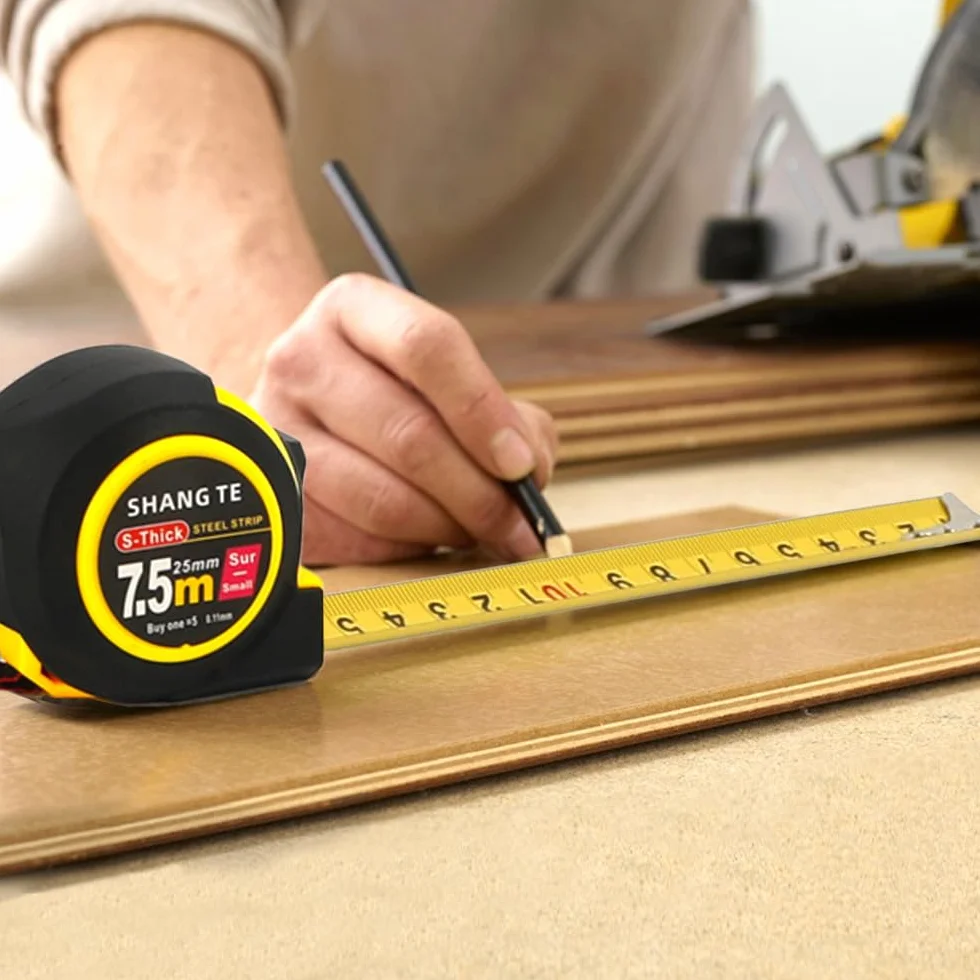Cinta métrica de 25 pies, paquete de 4 cintas métricas, cinta métrica con fracciones, cinta métrica retráctil, cinta métrica de 25 pies, cinta métrica de 25 pies, cinta métrica magnética de ingeniero