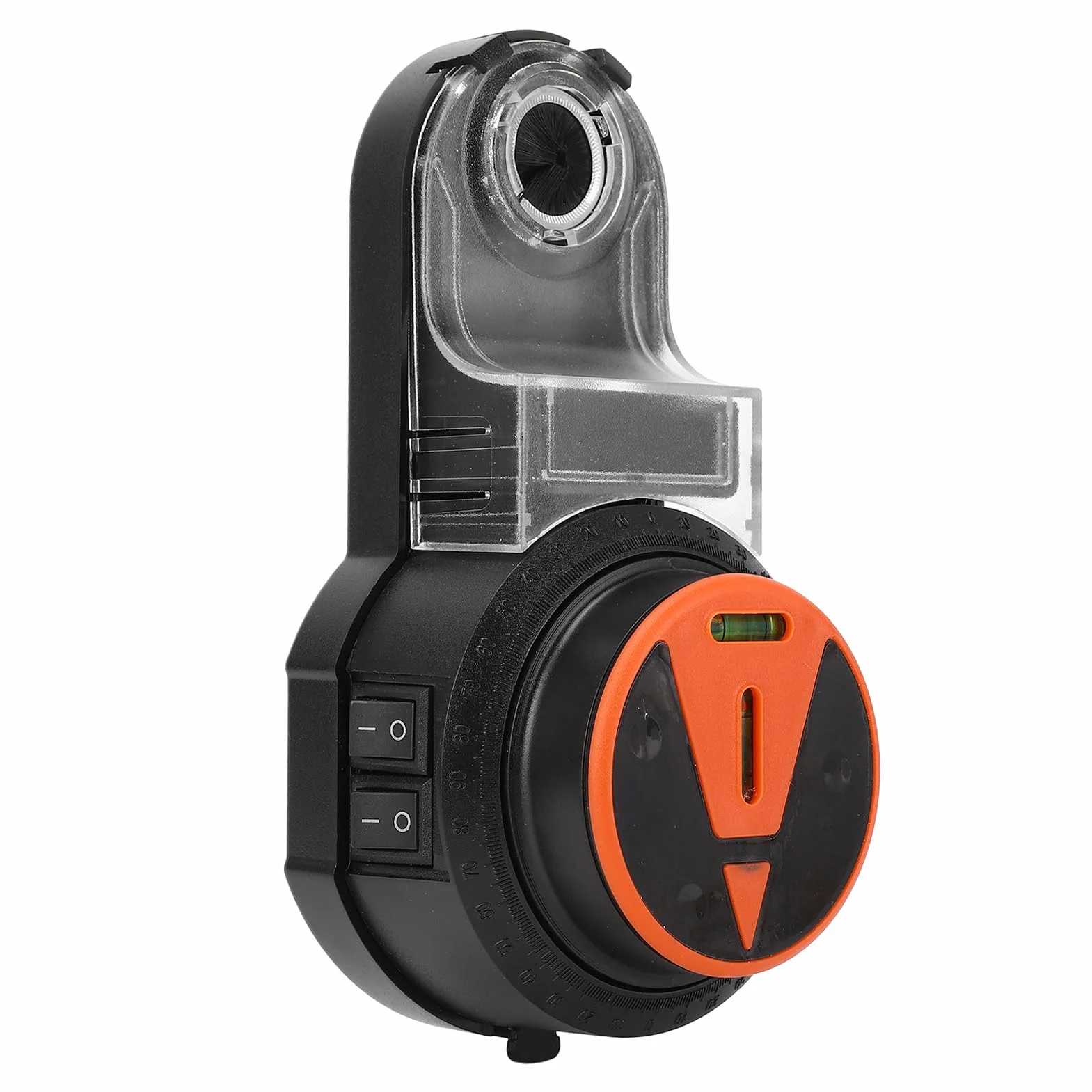 Aspirador de polvo de taladro, 2 en 1 Aspirador de polvo de taladro con herramienta de nivel, Aspirador de polvo de taladro eléctrico giratorio 360° para colgar cuadros, pintar