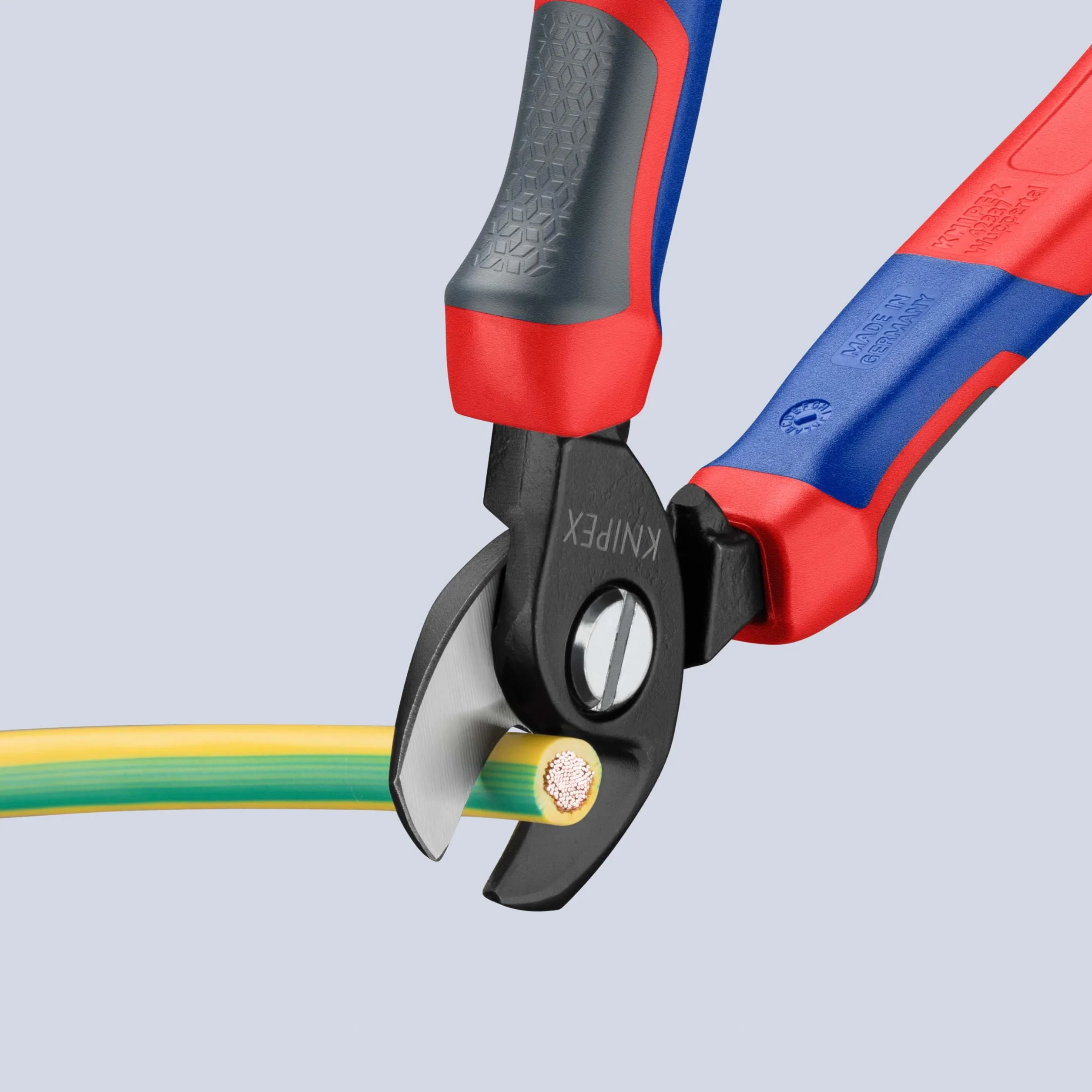 KNIPEX Tijeras cortacables con mangos confort 165 mm, 95 12 165