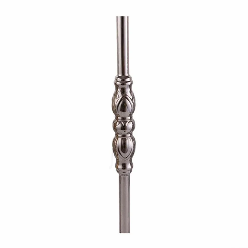 Piezas de balaustre de balcón de escalera de estilo europeo, barra de acero inoxidable 304, columnas de acero inoxidable, para escaleras y balcones con diseño clásico (barra de loto