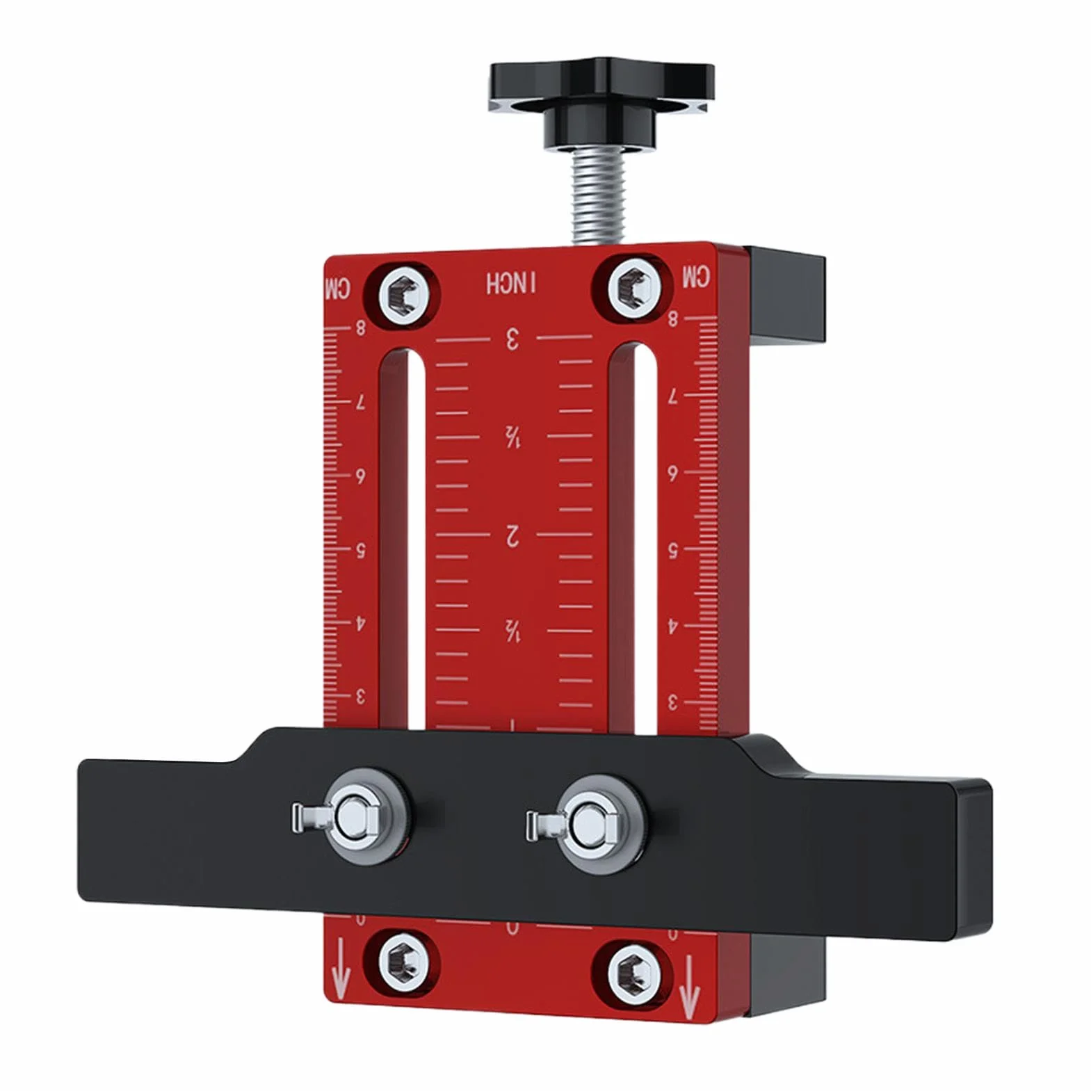 Cabinet Handle Jig, Adjustable Handle Jig, Aluminium Alloy Cabinet Handle Handle Template Tool, Portable Cabinet Hardware Template for Handles, Multifunctional Hardware Fixture Advanced Woodworking