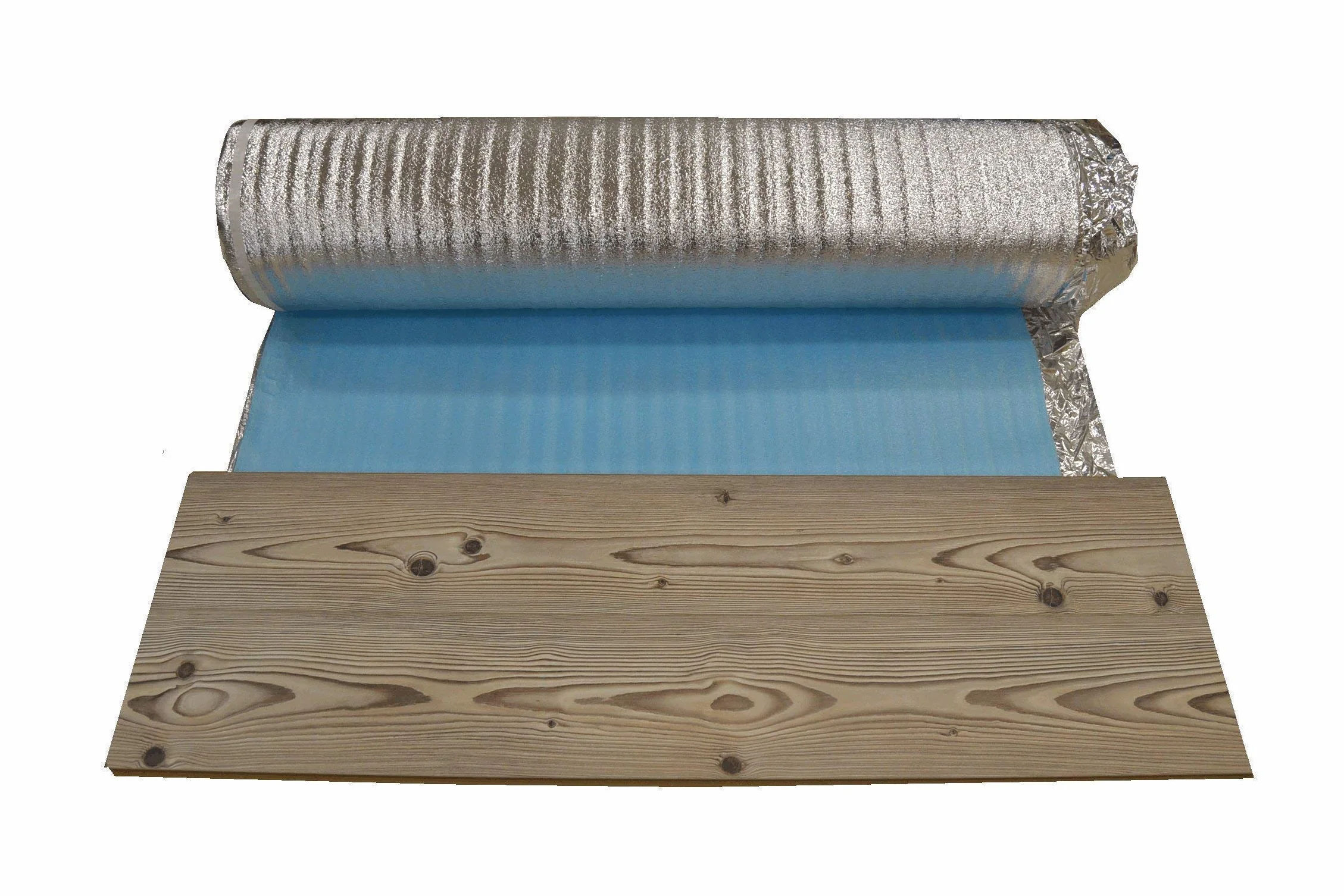 Base Aislante FOAM7 - MOISTURE 3.0 de 3mm. 20m2. Mejor Acústico Antihumedad para Tarimas y Parquet; Subsuelo Protección Metalizada. Cubre la humedad e irregularidades. PE Ecológico