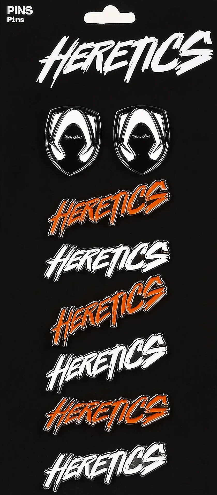 Team Heretics Blíster de 8 Pins 80x180 mm