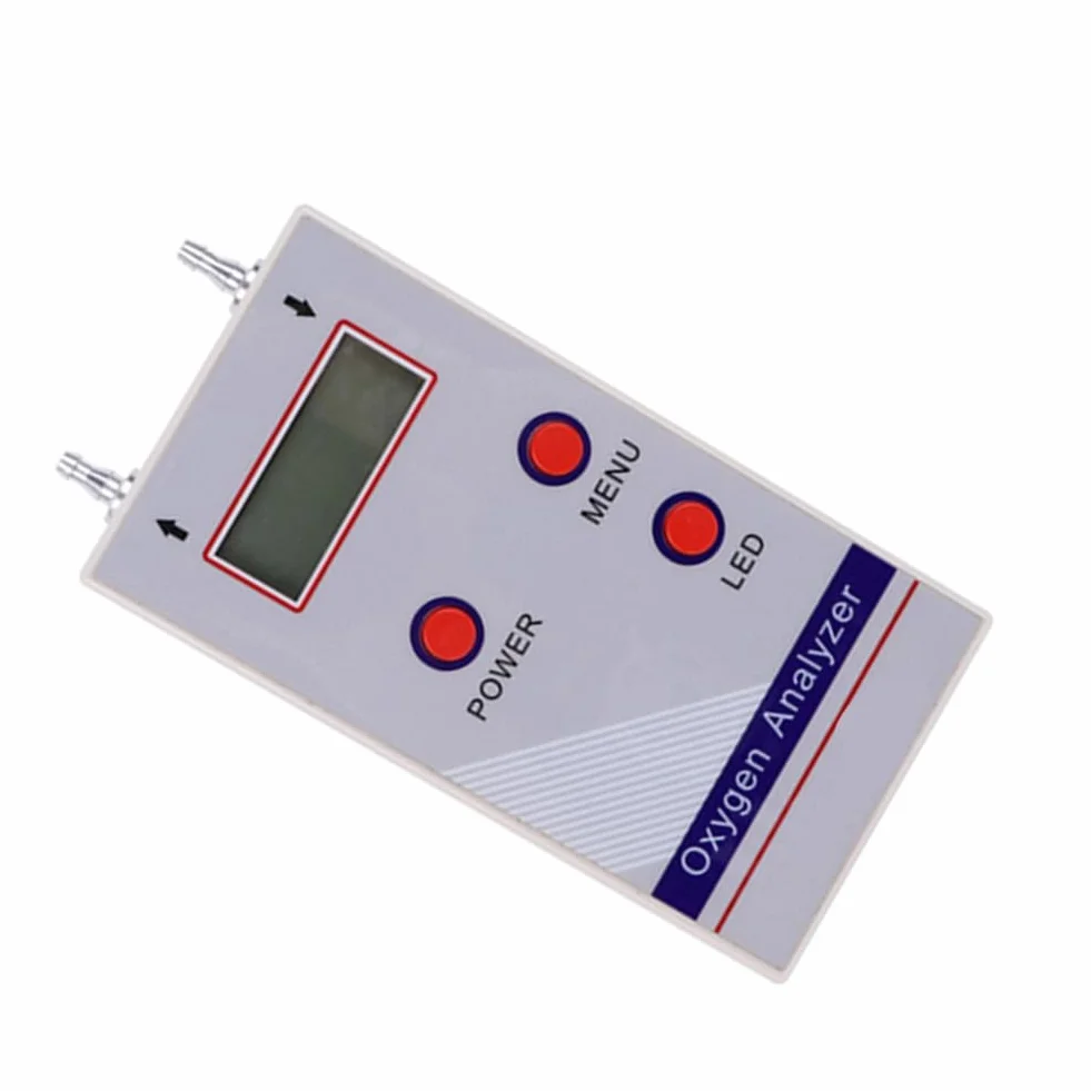 Analizador de Oxígeno Portátil Medidor de Concentración O2 Detector de Flujo y Presión