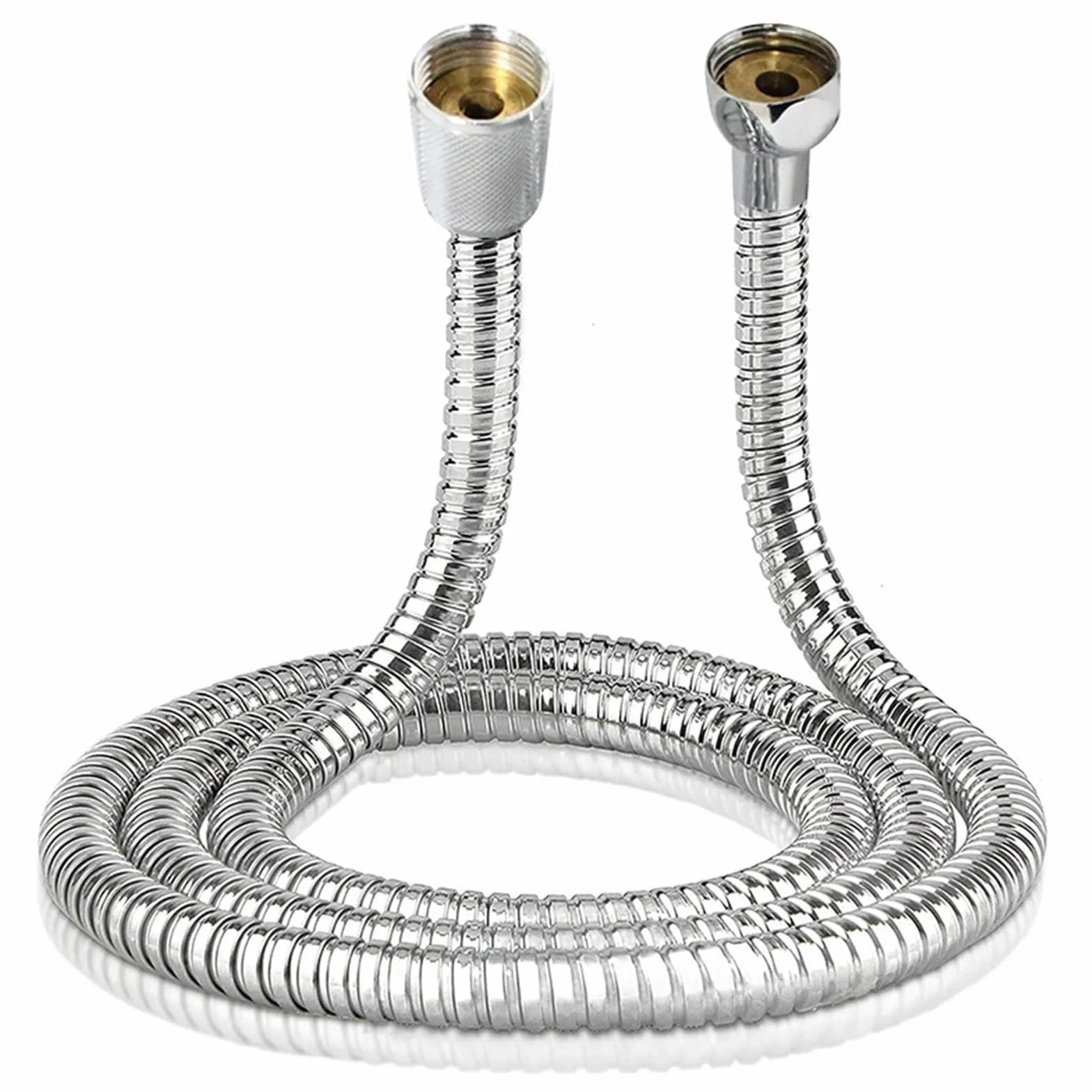 Manguera Ducha Tubería de Agua Flexible for el hogar, Cabezal de Ducha de Acero Inoxidable, Manguera de plomería cromada, Accesorios de conducto de Agua Extensible for baño(3.0M)