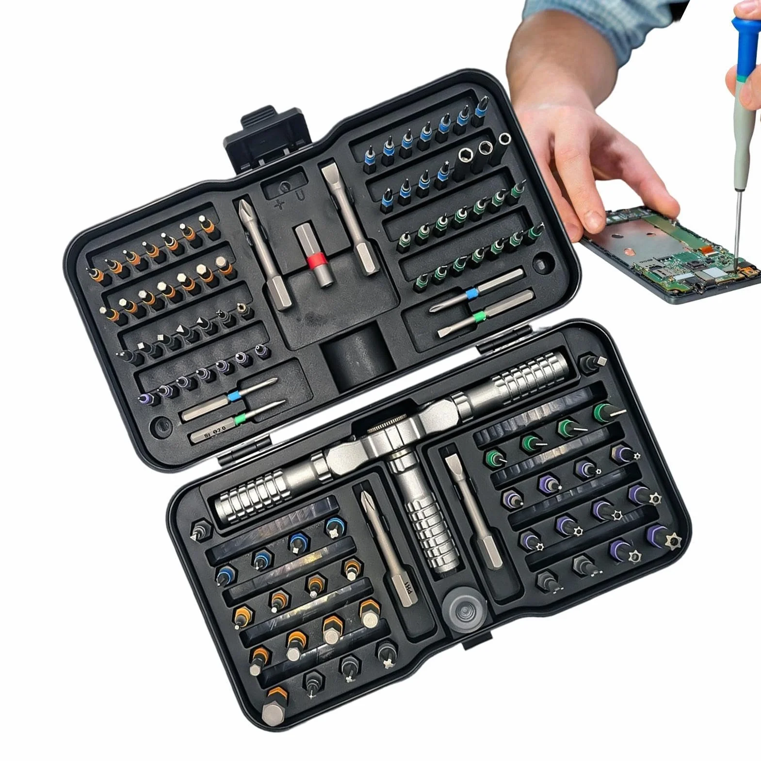 Juego Destornilladores Magnéticos Herramienta reparadora magnética portátil | Juego de puntas para destornillador Para Reparar Reloj, Gafas, Bicicleta, Eléctrico, PC, Muebles, Hogar