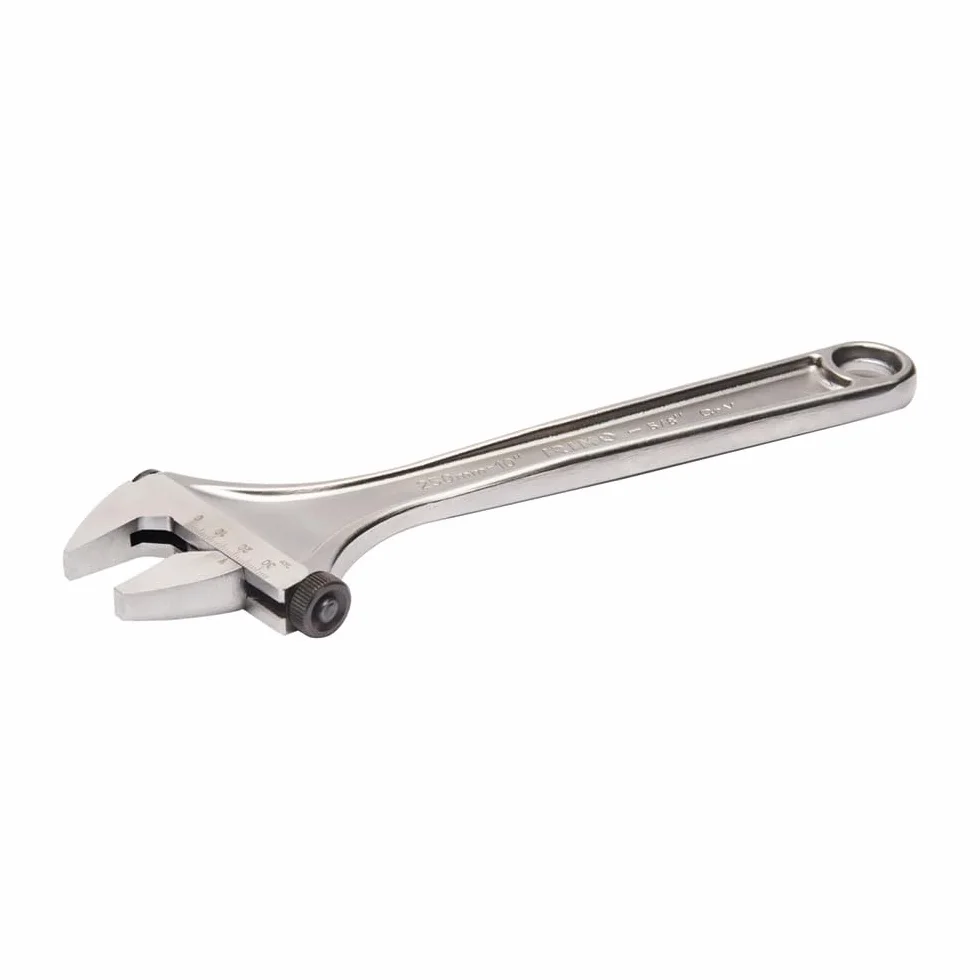 Llave ajustable de moleta lateral 16" cromada