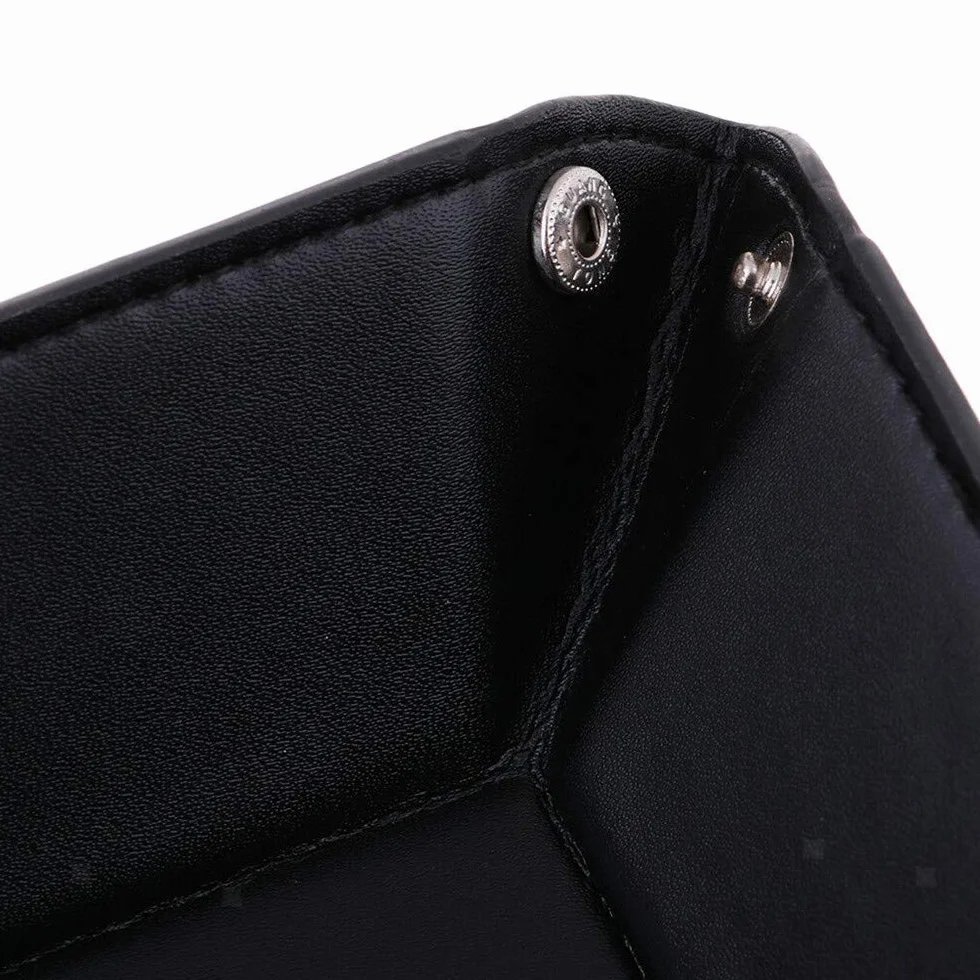 Yolistar Bandeja de almacenamiento de cuero rectangular para oficina, llaves, monedas, teléfono móvil