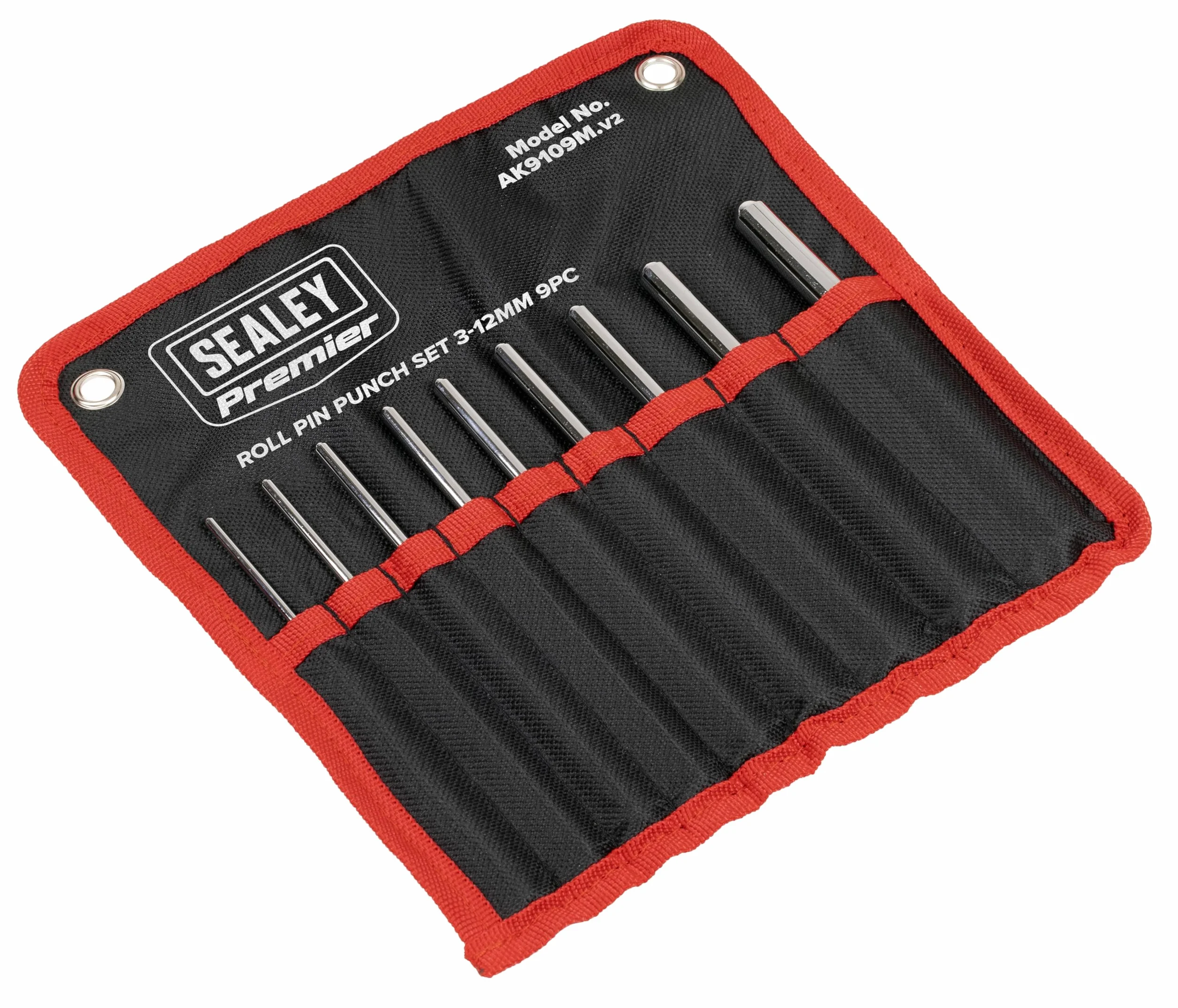 Sealey ak9109 m rollo Pin Punzones (Juego de 3 12 mm Métricas