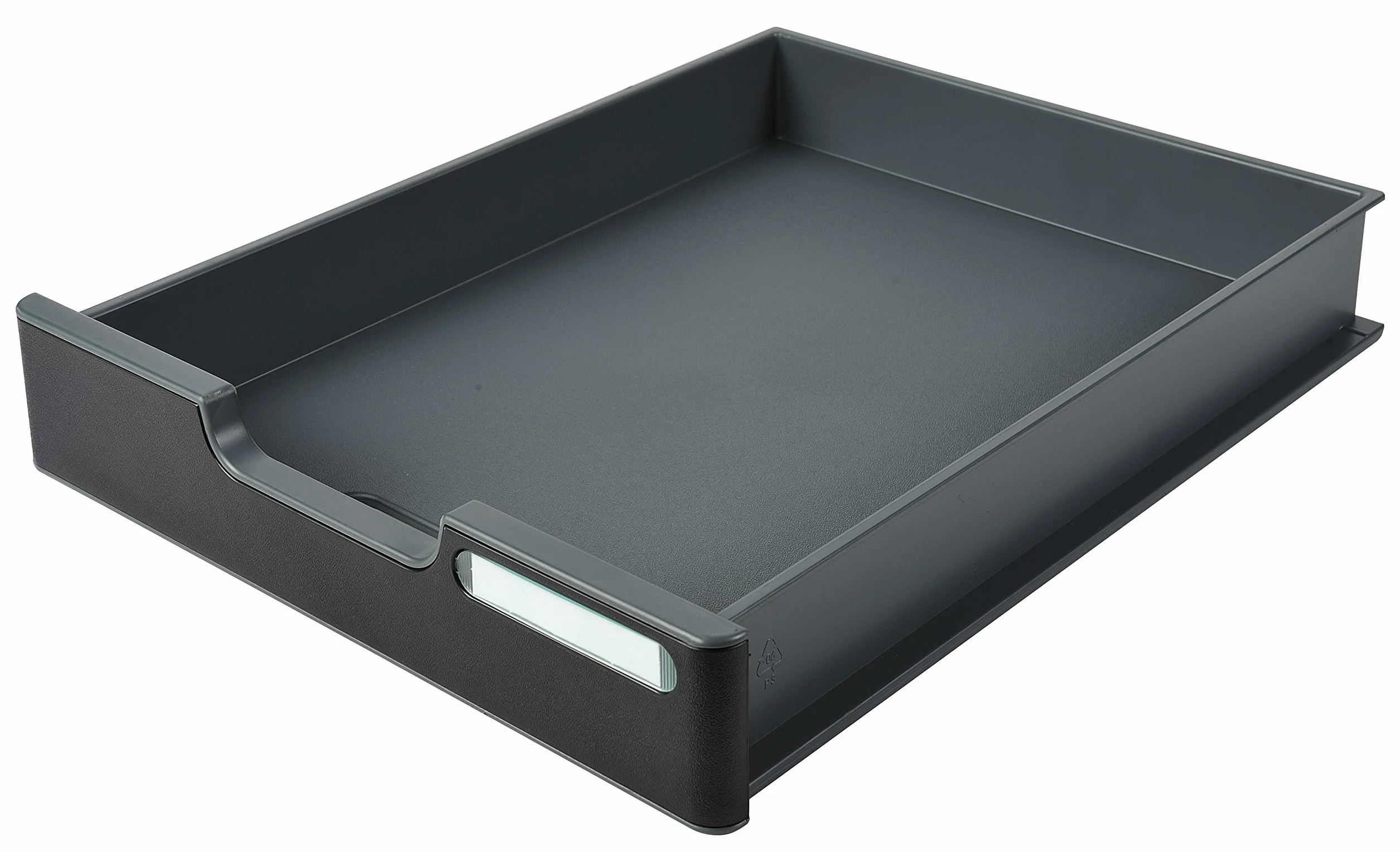 Exacompta Modulodoc Ecoblack Cajón con frontal y porta-etiqueta 56 mm Negro