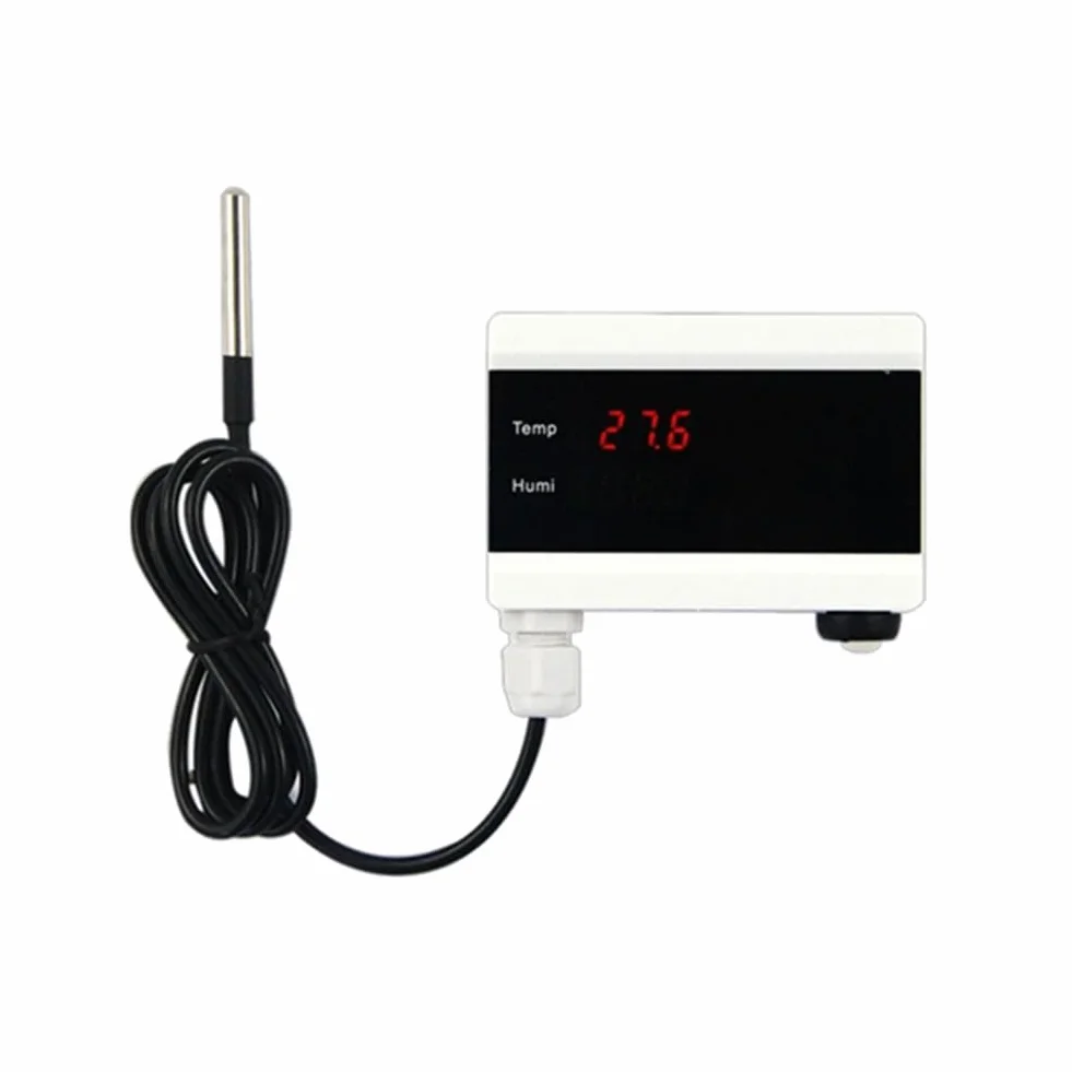 sensor de temperatura WiFi Tuya termómetro detector pantalla digital hogar inteligente vida alerta alarma congelador enchufe UE fácil de usar