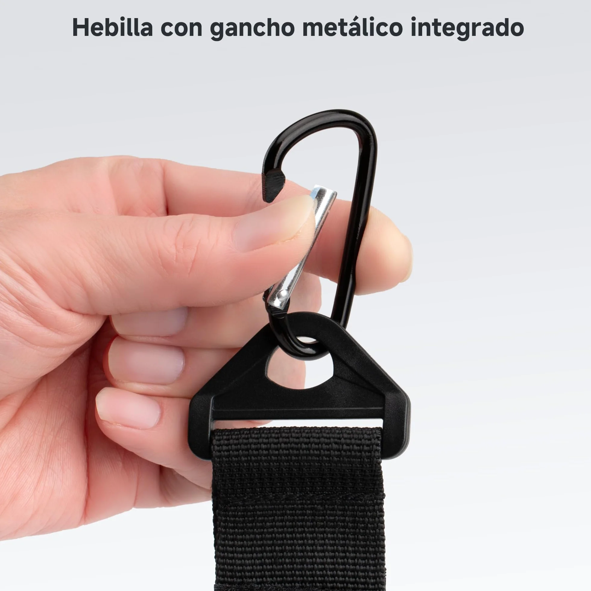 Cable Matters Paquete de 5 correas organizadoras para cables de extensión con hebilla metálica, capacidad de carga de 36 kg, soporte para cables de extensión con correas autoadherentes de 40 x 3,8 cm