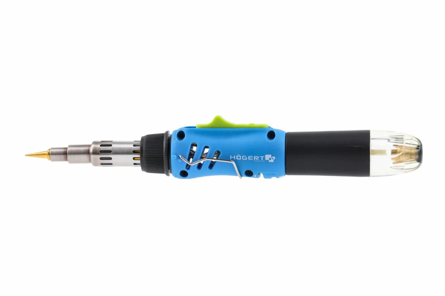 Hogert Technik HT2C401 Soldador de gas azul/negro