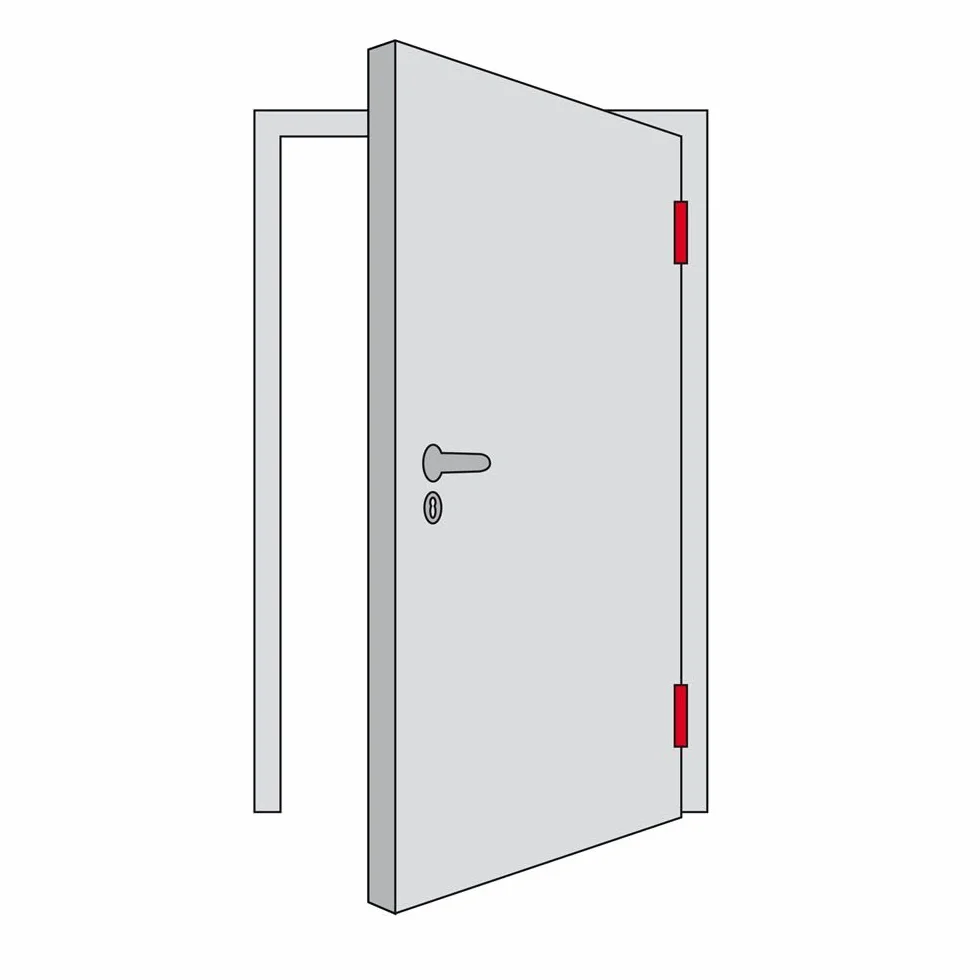 Abus Herraje de protección de puerta HLS214 F9, acero inoxidable, 31698
