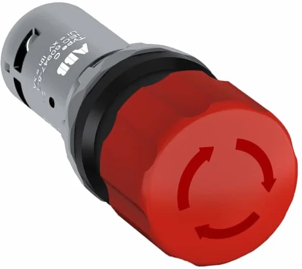 Abb-entrelec - Pulsador emergencia diámetro 30 ce3t-10r-02 2nc