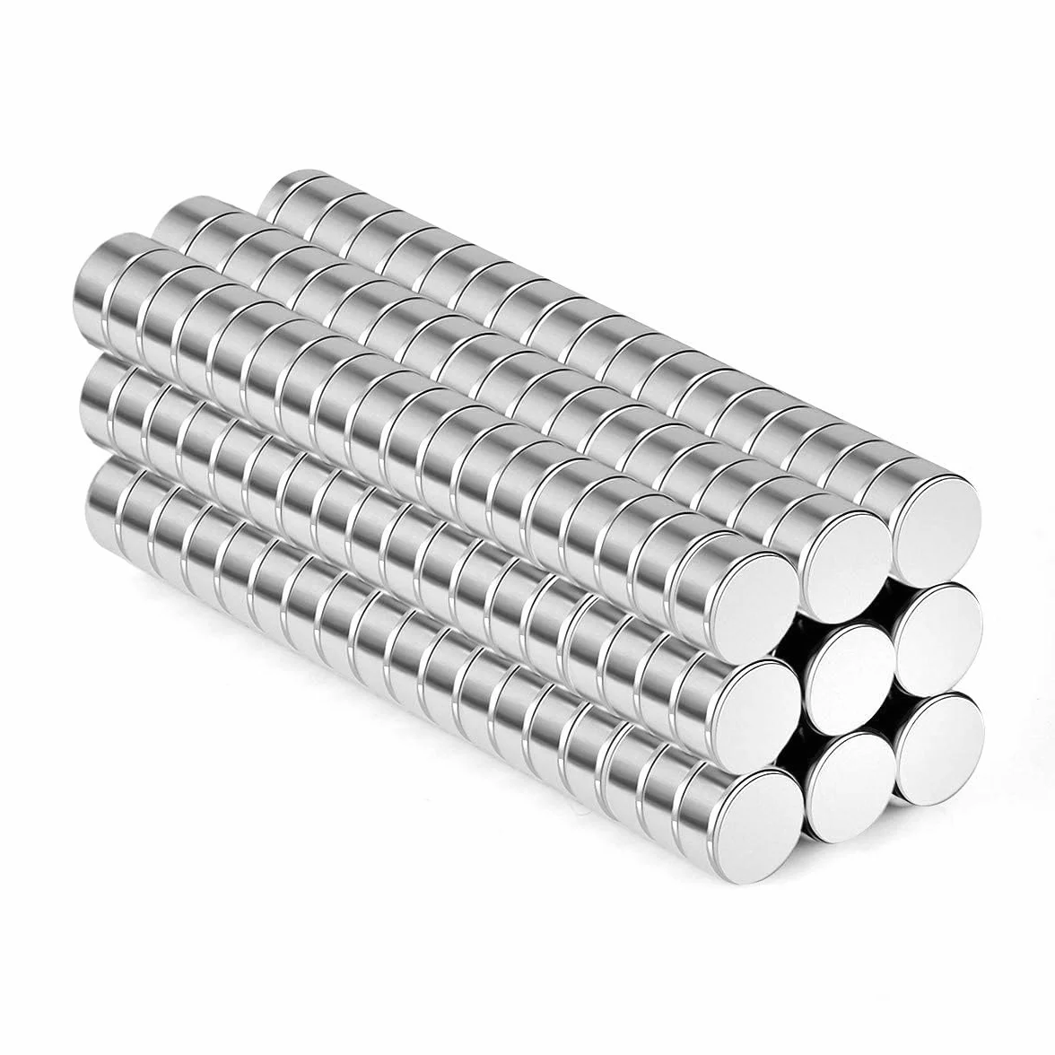 Wukong Mini Imanes de 6 x 3 mm, Paquete de 100 Pequeños Imanes Redondos para Manualidades y Bricolaje