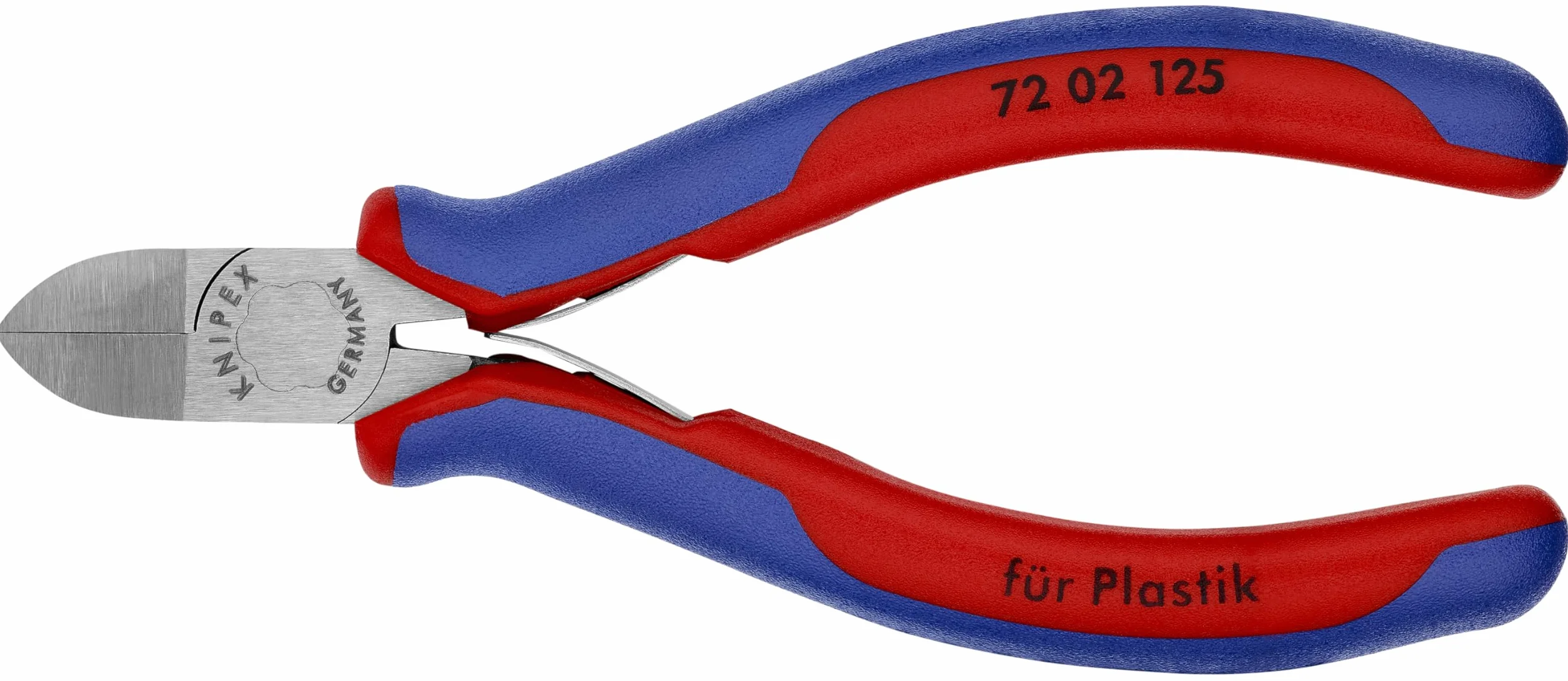 Knipex 72 02 125 ergonómico Diagonal Flush cortador