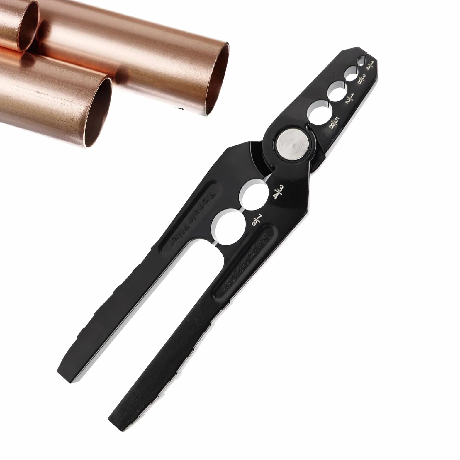Pinza para Tuberías de Cobre - Alicates de Precisión Refrigerante | Herramienta Profesional para Formar Tubo Plano Enderezador Manual Uso Industrial Taller Reparador Aire Mantenimiento