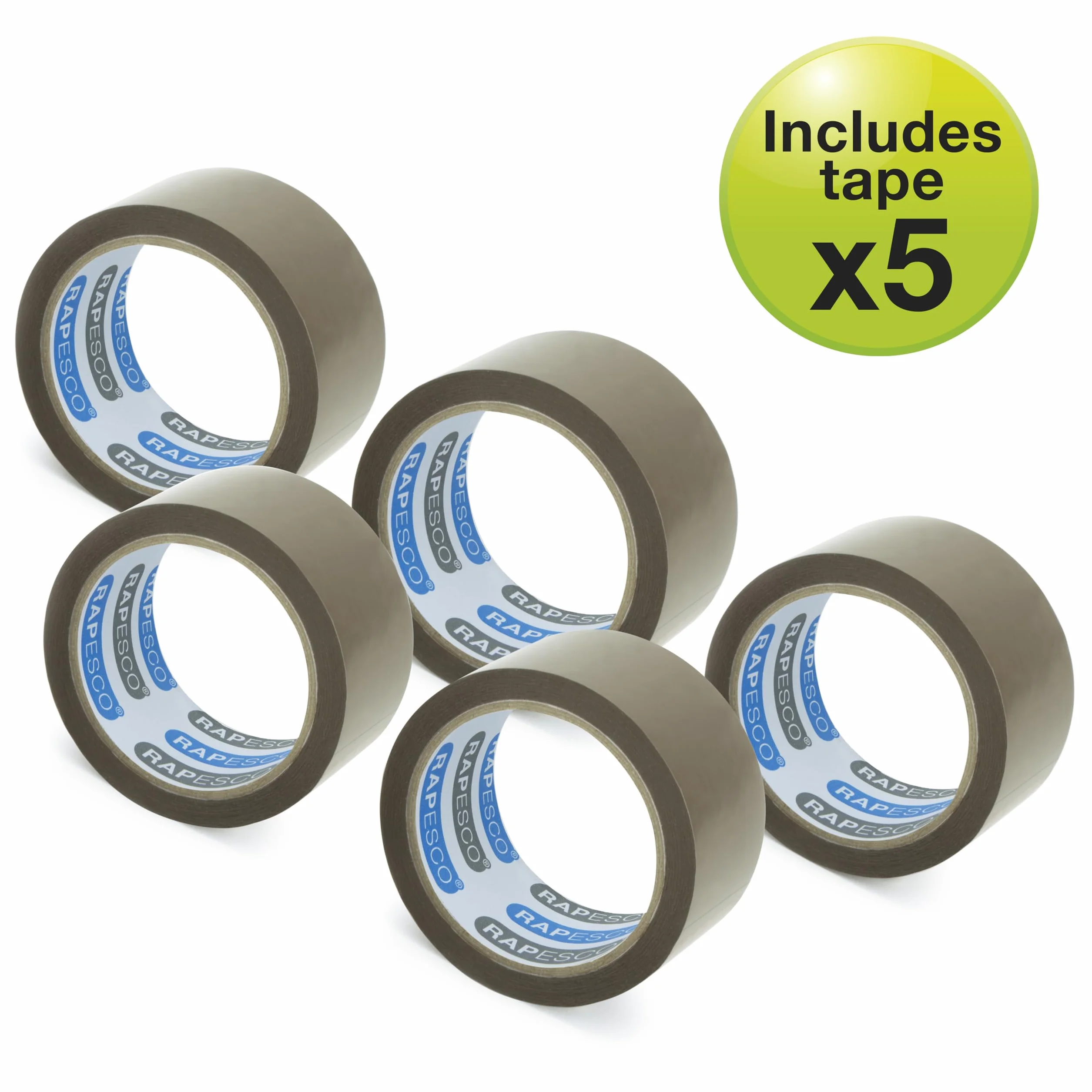 Rapesco 1581 Germ-Savvy Antibacteriano Dispensador de Cinta de Embalaje 960 con 5 Rollos