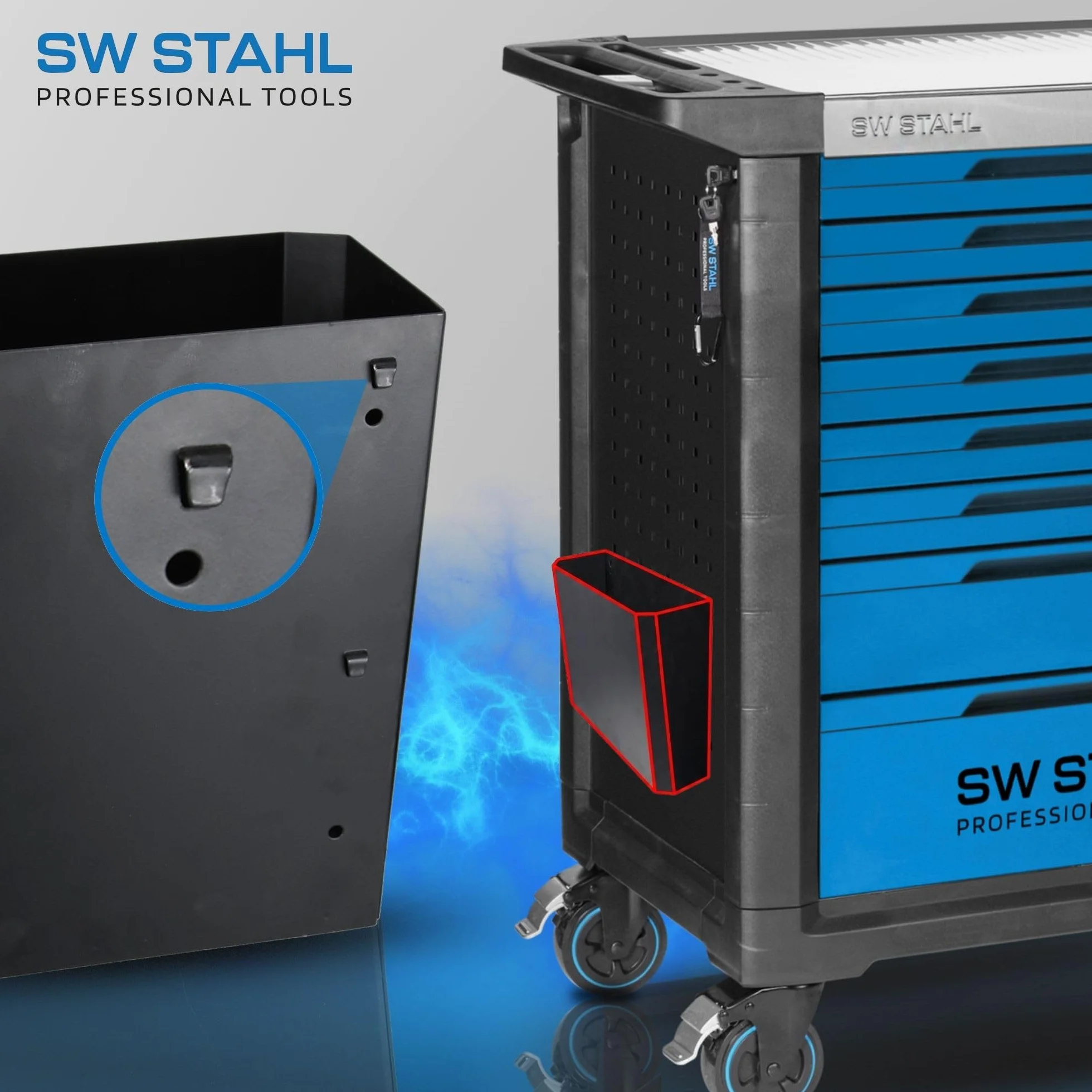 SW STAHL Papierkorb 07122L