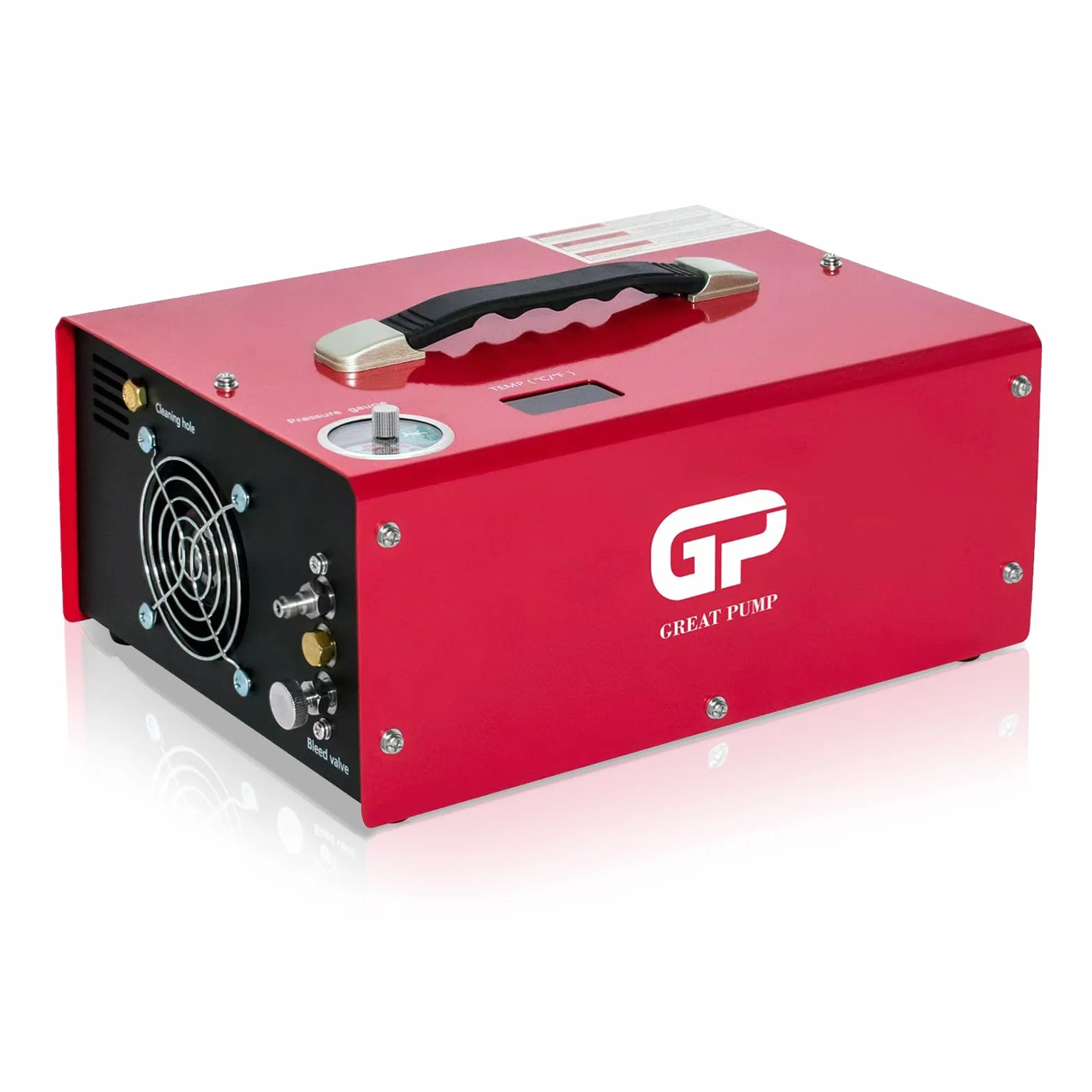TUXING PCP Compresor de Aire, 4500Psi/30Mpa/300Bar Sin Aceite Pequeño Compresor de Aire Portátil para Pistola, Bomba de Aire de Alta Presión para Rifle/Pistola PCP y Tanque de Paintball
