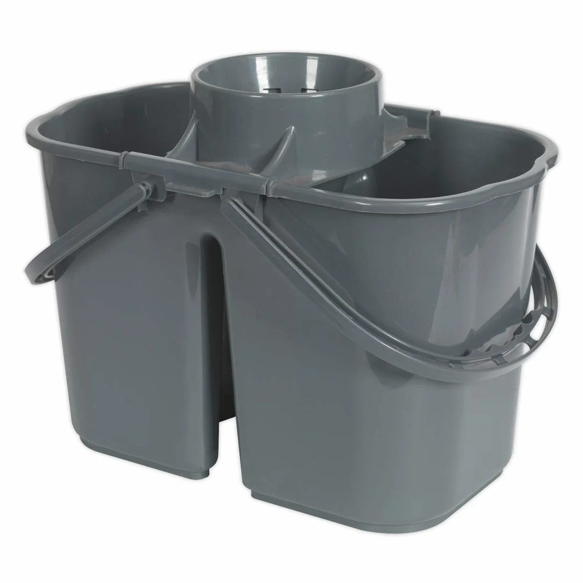 Sealey BM07 15 litros cubo de fregar con 2 compartimento
