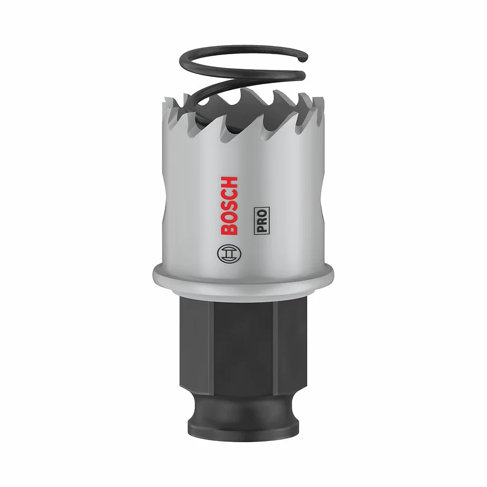 Bosch 1x Sierra de corona PRO Sheet Metal Power Change Plus (para Láminas de acero inoxidable, Láminas de acero, Ø 25 mm, Professional Accesorios Taladro)