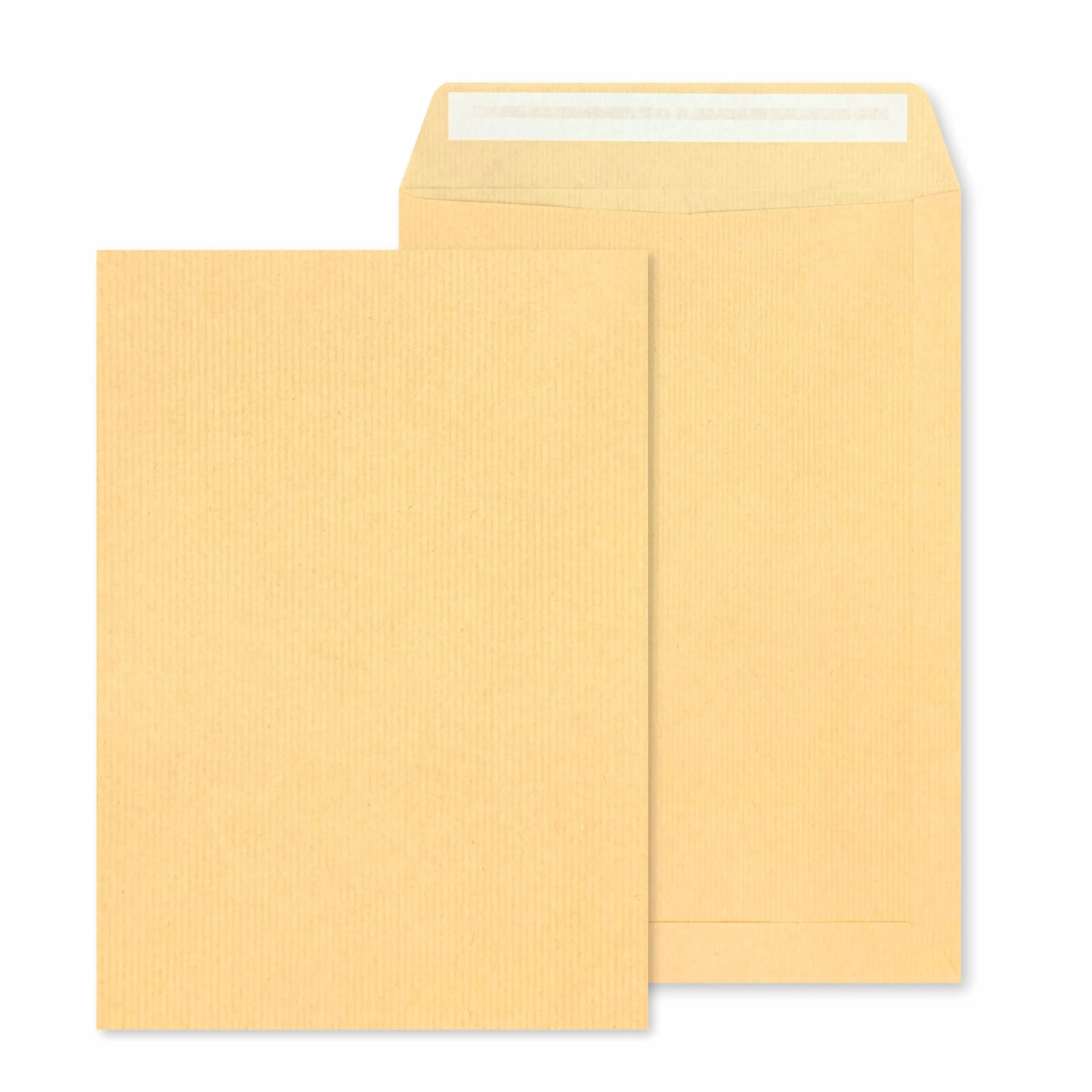 Pack de sobres kraft grandes con cierre autoadhesivo 90g/m² para envío de documentos (10 unidades)