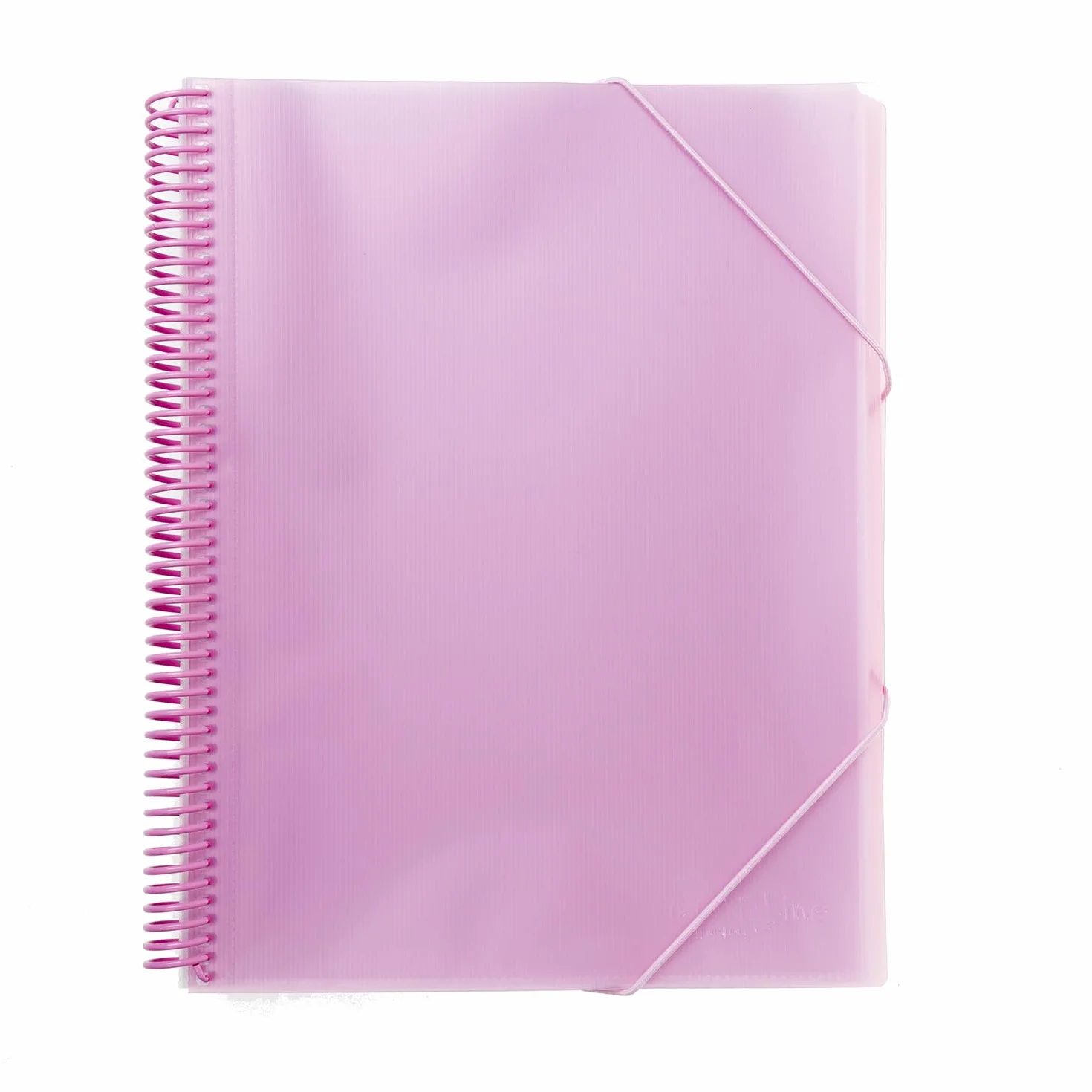 Grafoplas Carpeta con Fundas Transparentes A4 Rosa Claro 50 Forros Polipropileno