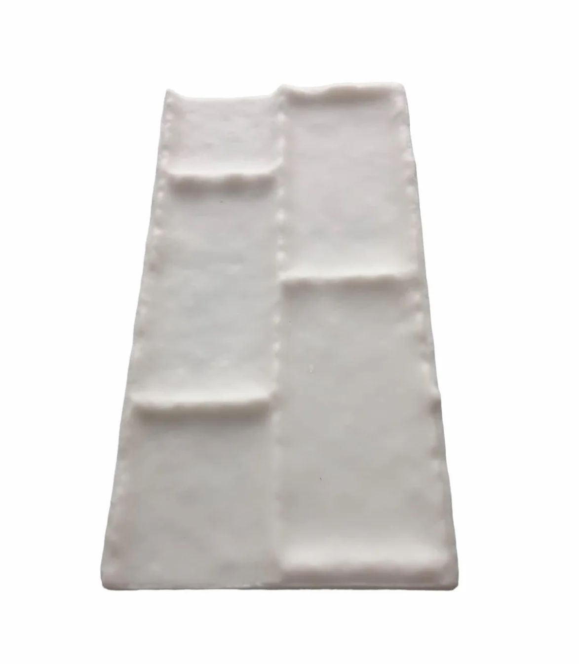 TK Moldes para hormigon impreso, mortero impreso y cemento impreso semirígido y reutilizable. Cemento vertical, hormigon vertical, mortero vertical 40X20CM (Adoquin rectangular tipo bola)