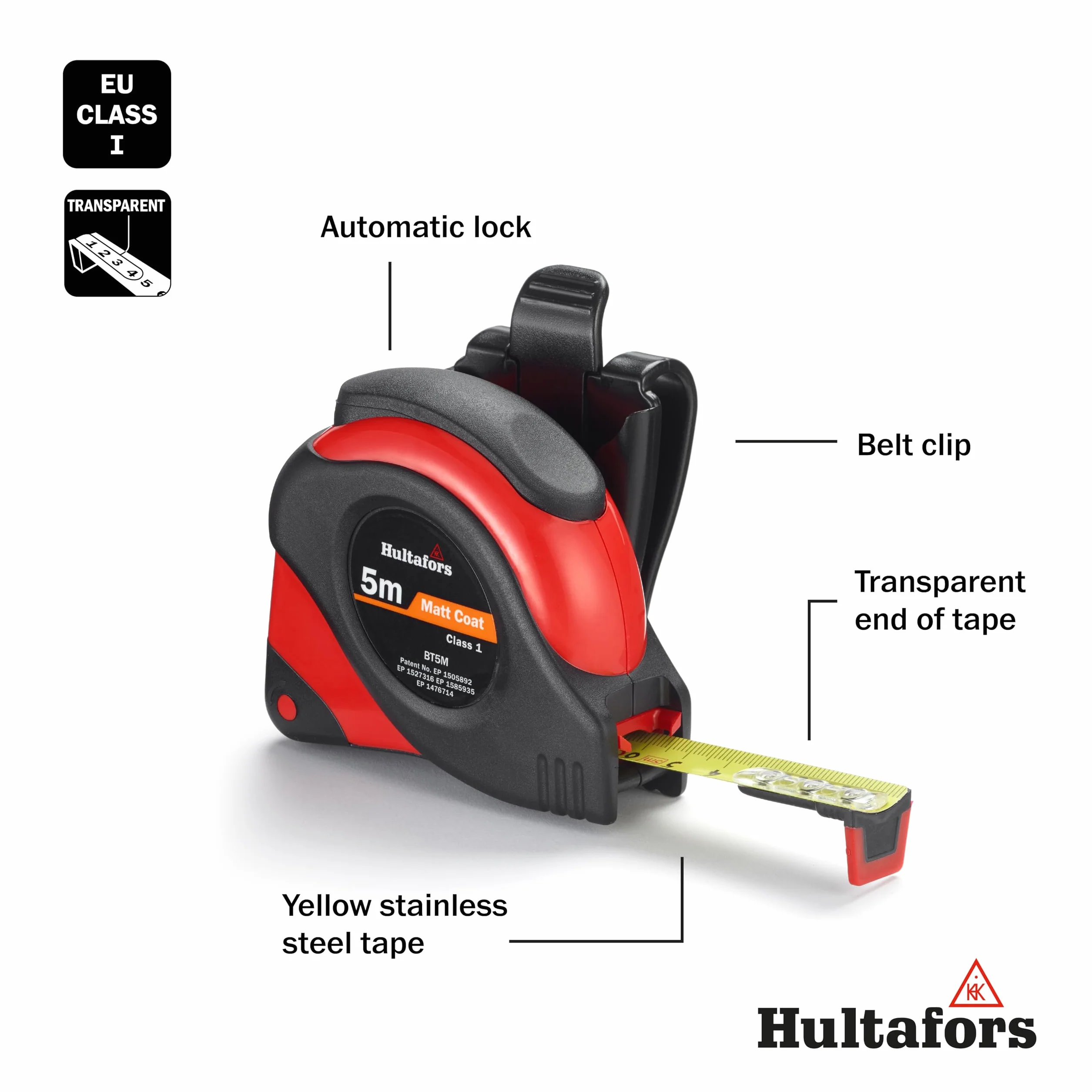Hultafors 356103 - Cinta métrica