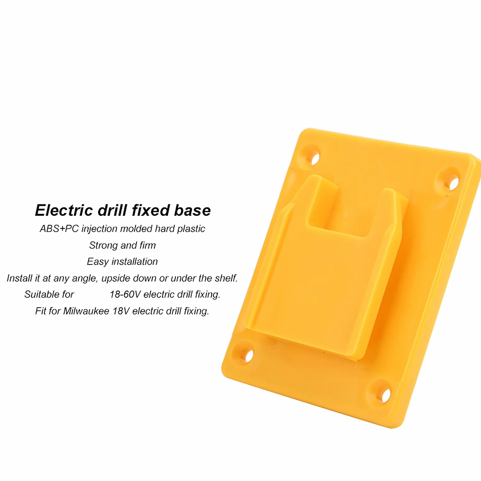 Fafeicy Base de Soporte de 2 Piezas, Base de Soporte de máquina de Herramientas eléctricas, Adecuado para M18 18V/DEWALT 20V(Amarillo)